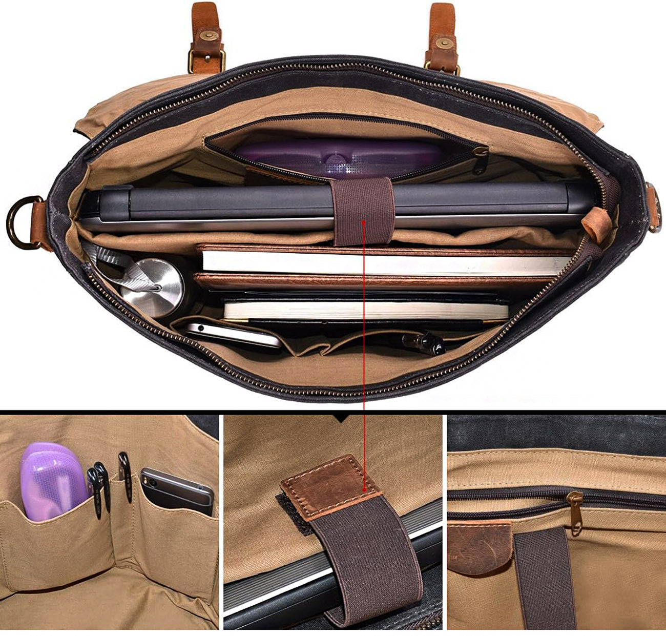 Aktentasche Mansion Schwarz