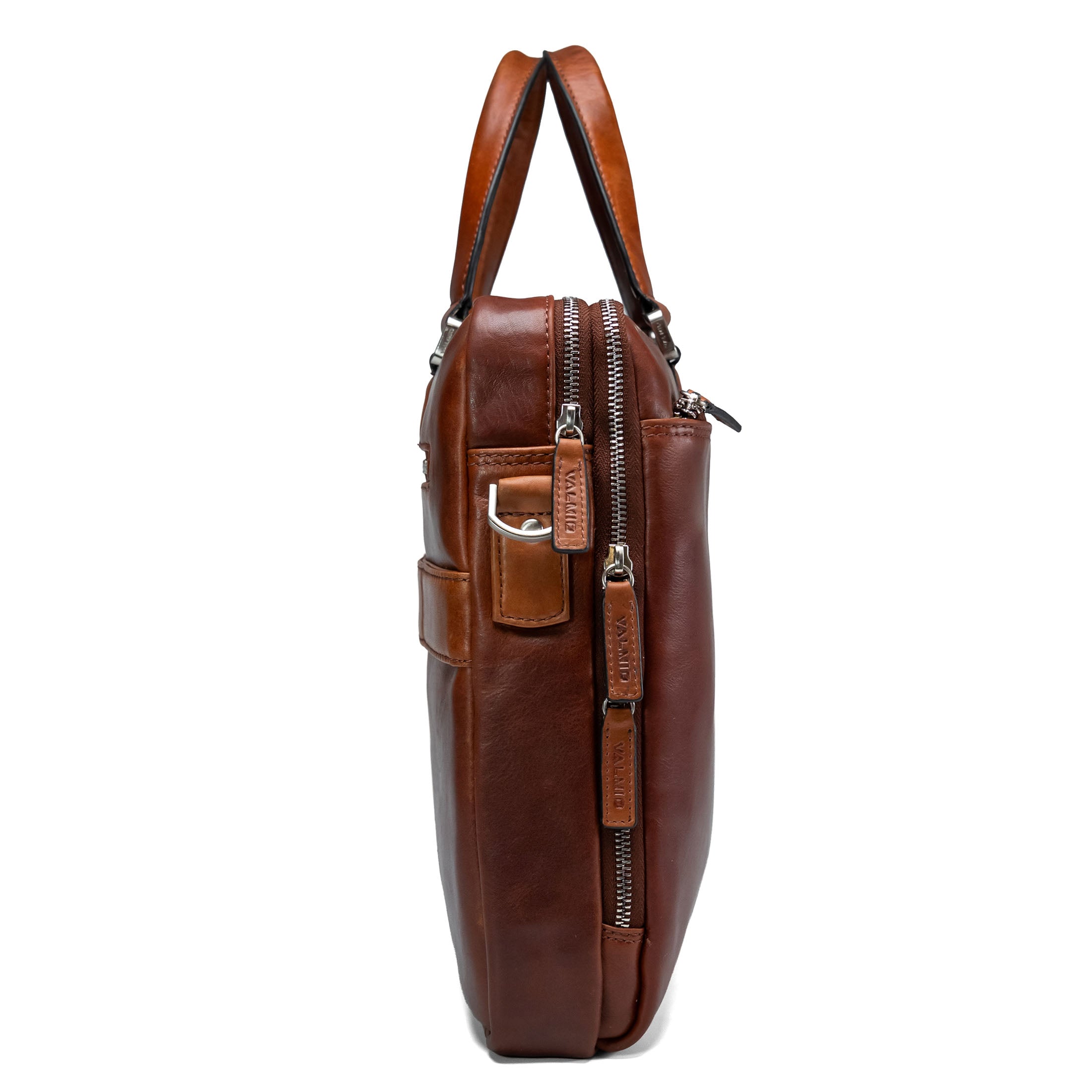 Valmio Assets Genuine Leather Bag Brown