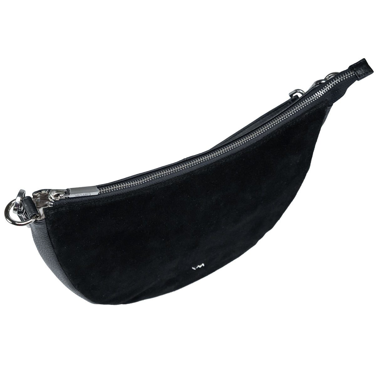 Women's Leather Crossbody Bag Valmio Selena - Black