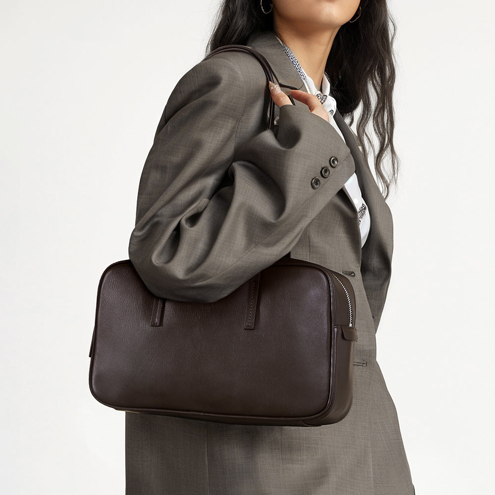 Valmio Renora Leder Damenhandtasche - Braun