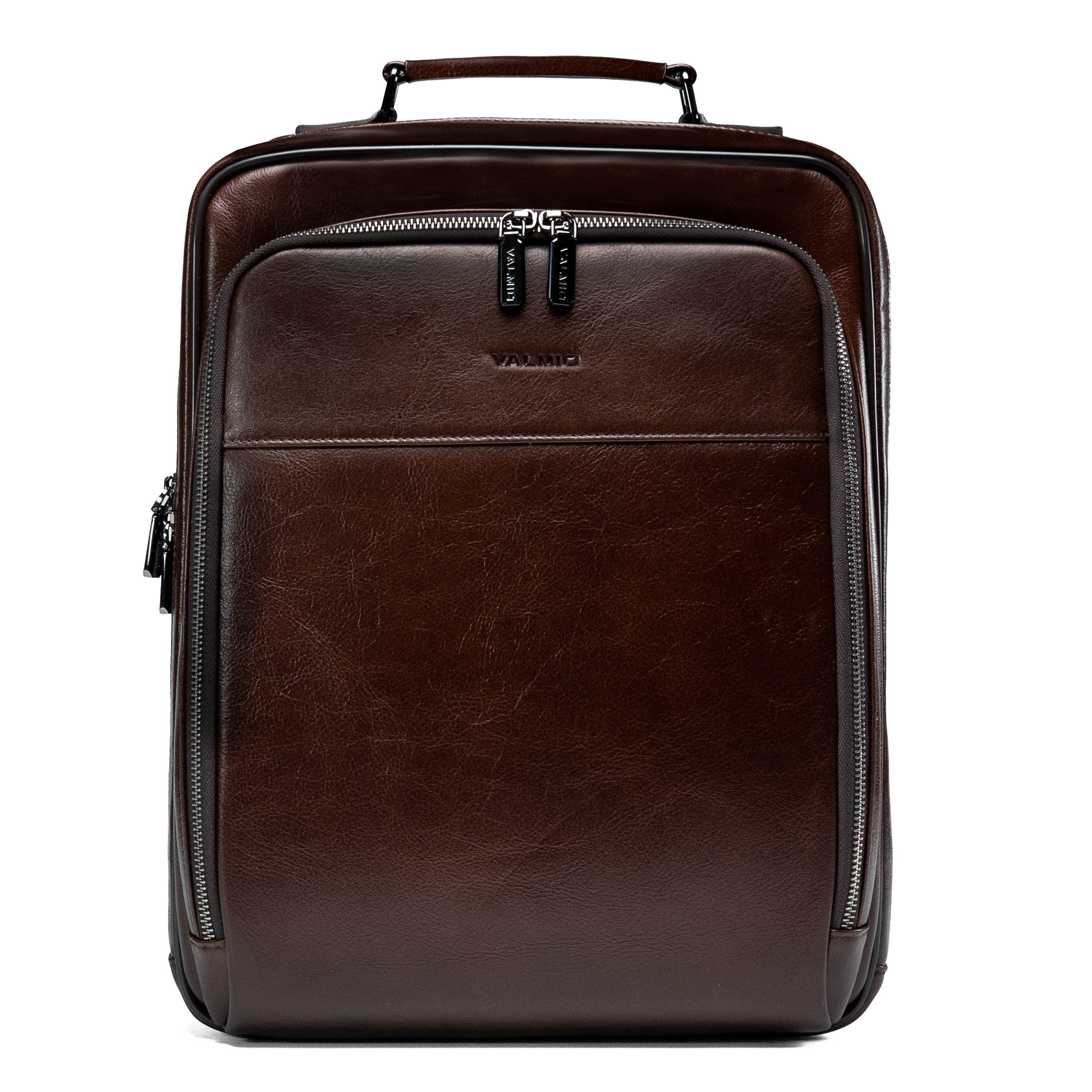 Valmio Ravenor men's leather backpack - brown