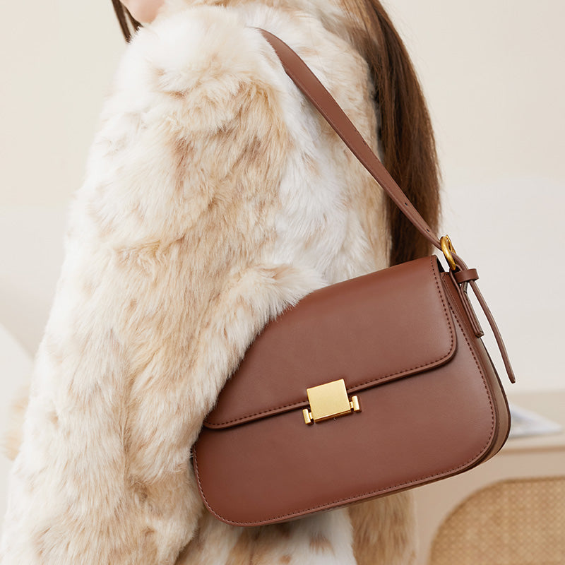 Valmio Sonora Leder Damen Tasche - Braun