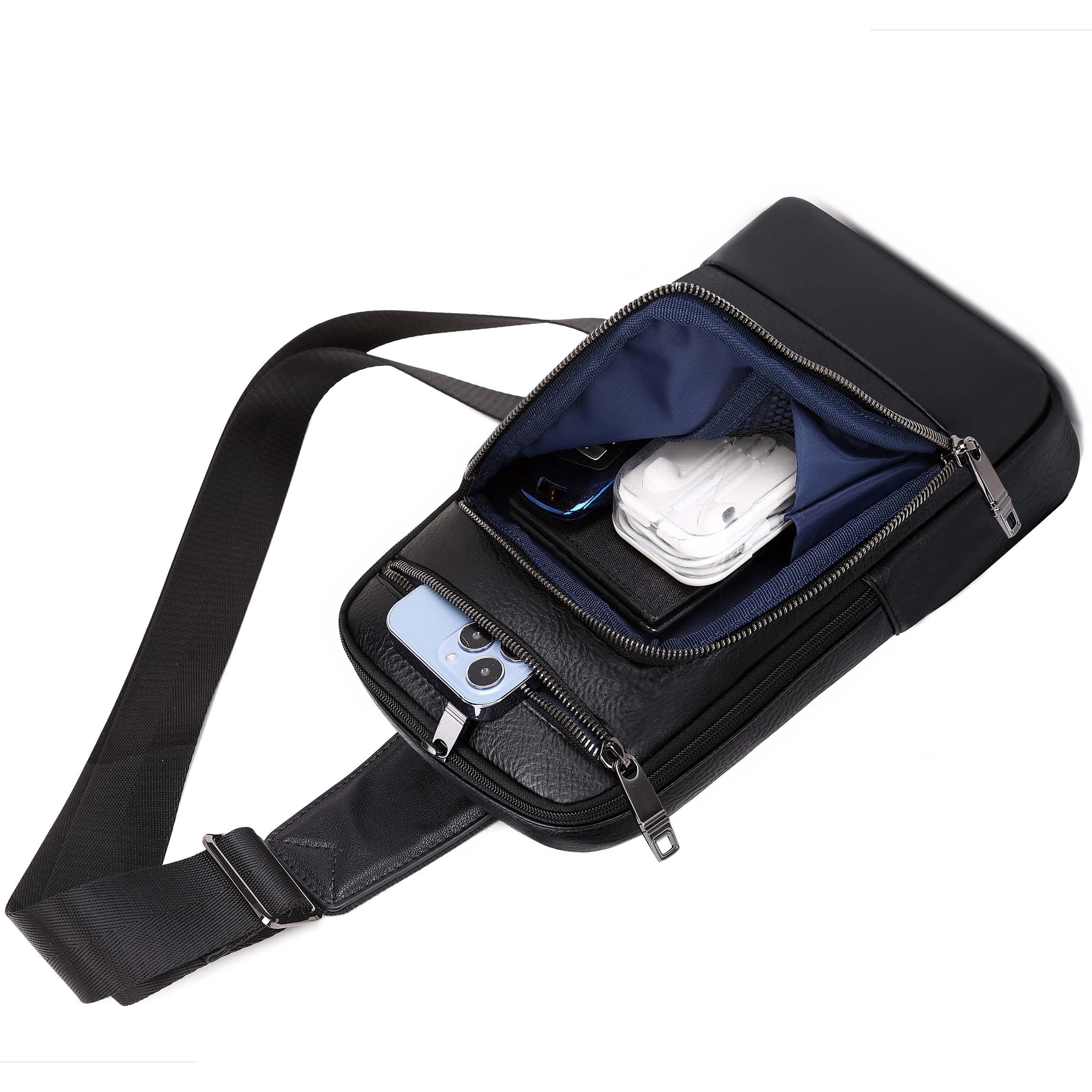 Valmio Nordi Schultertasche – schwarz