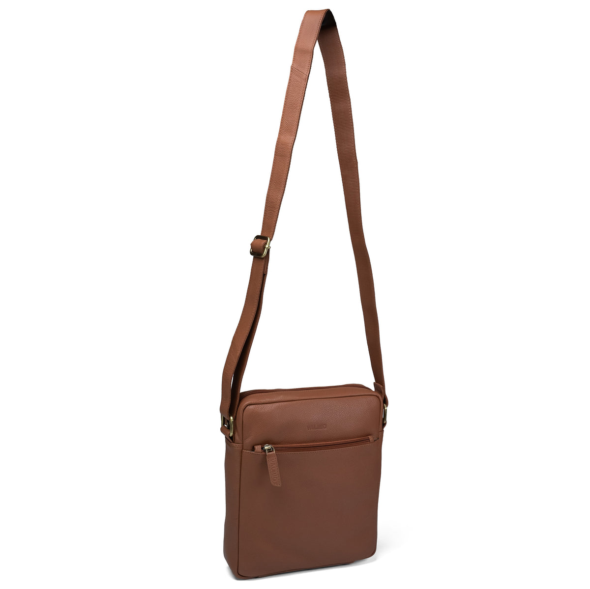 Valmio Konrod Leather Shoulder Bag - Brown
