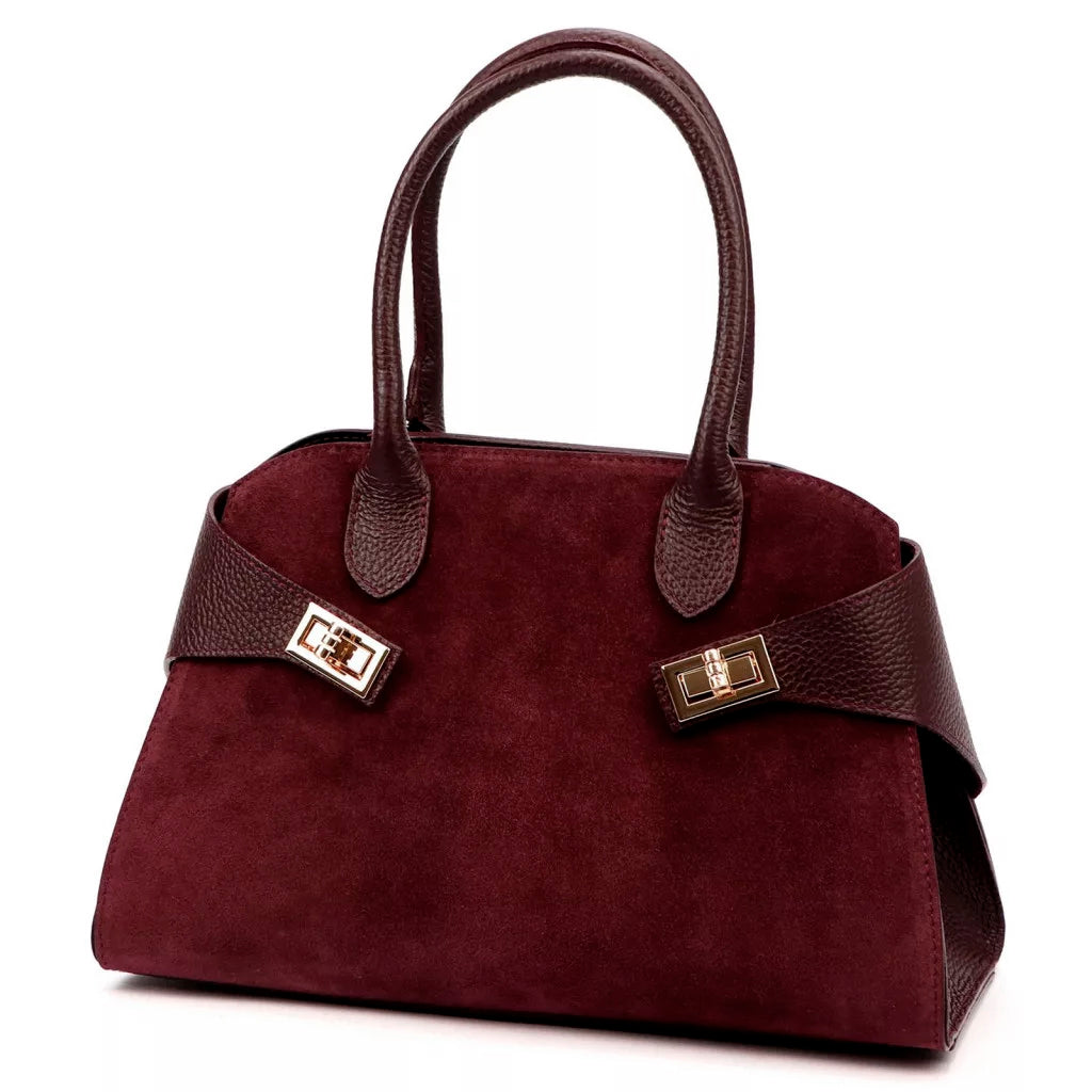Luka 26-006 Burgundy Leather Handbag