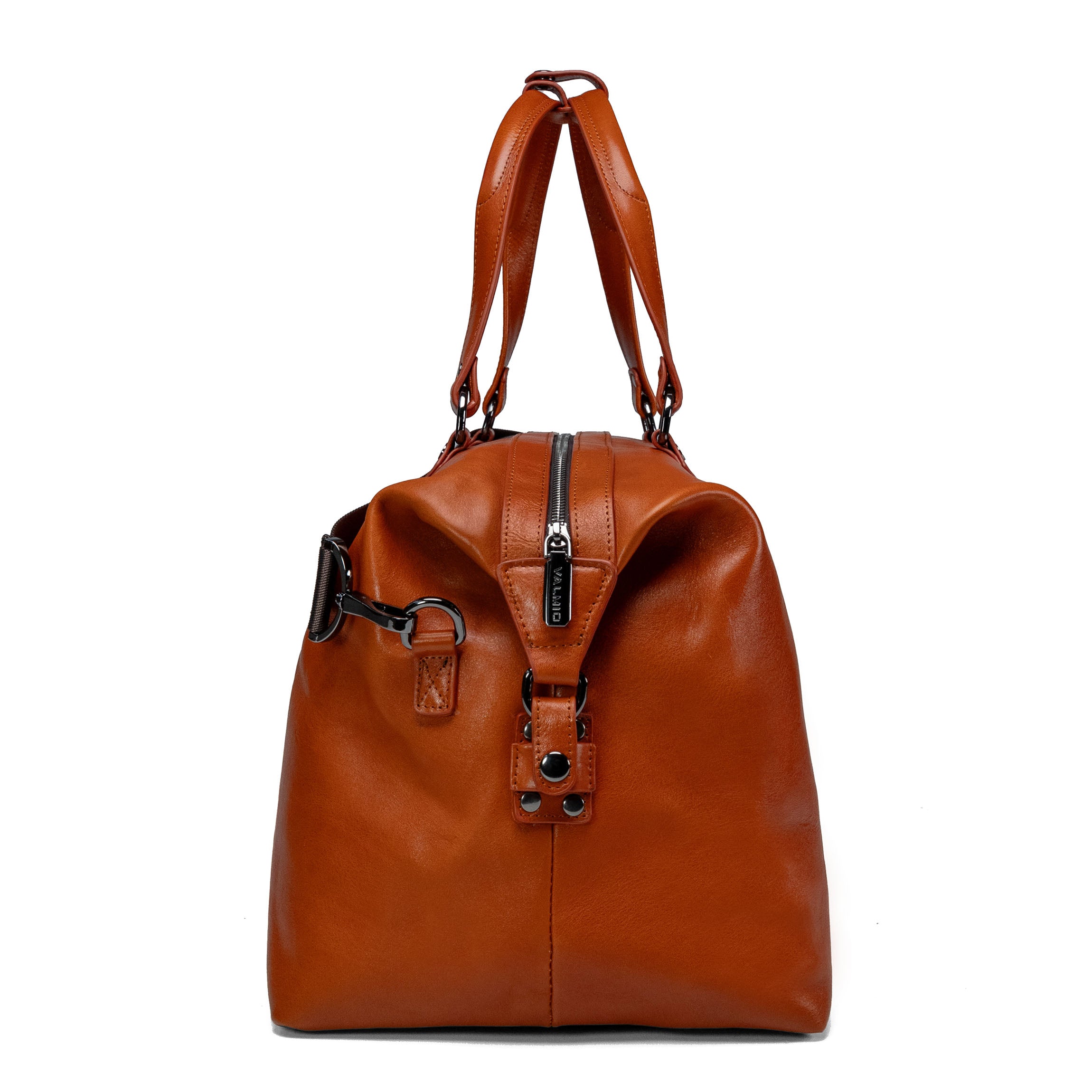 Brown Leather Travel Bag Valmio Kane