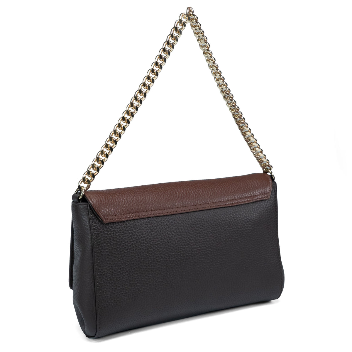 Valmio Beau Women's Leather Handbag Dark Brown