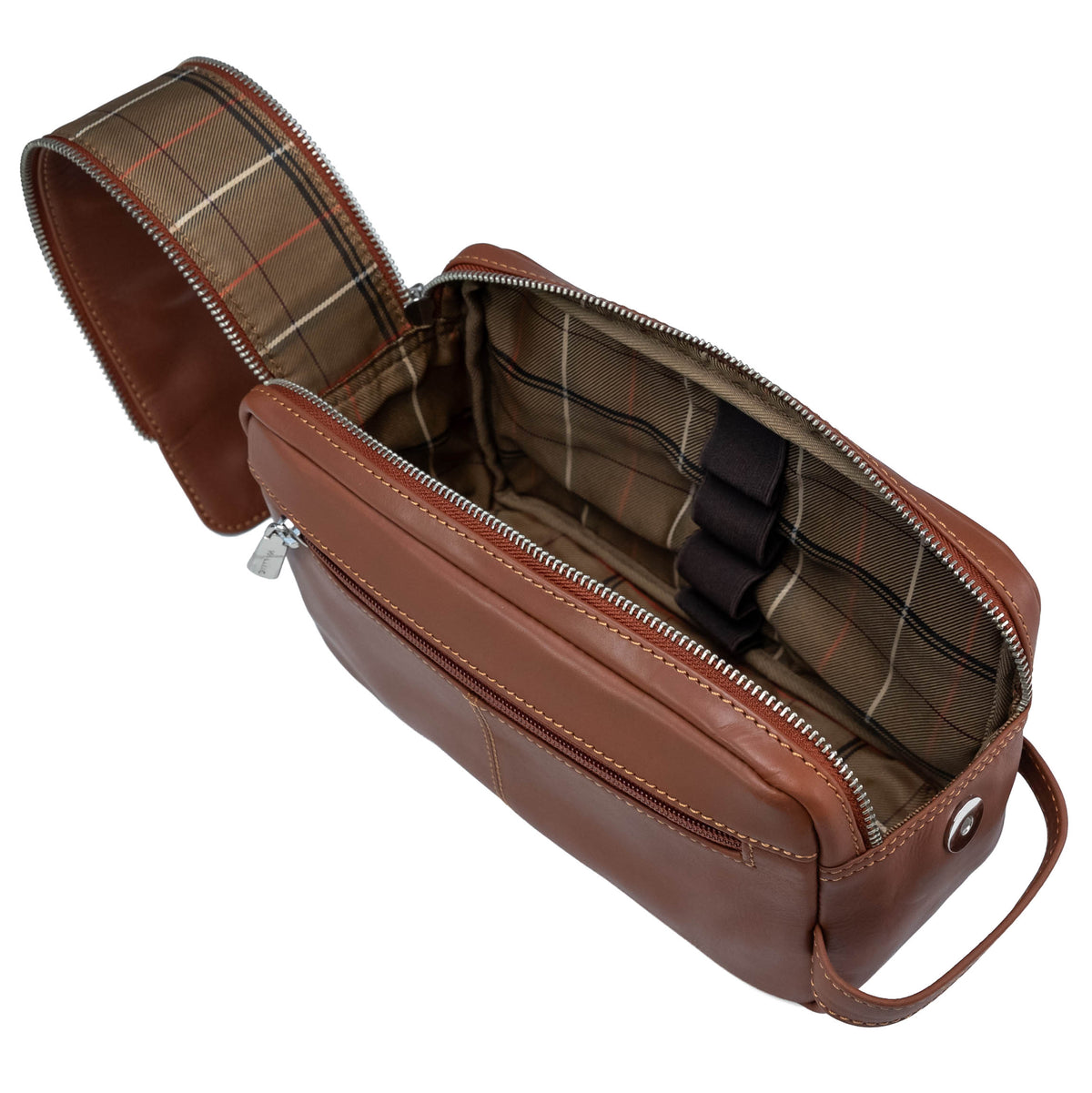 Leather Toiletry Bag Valmio Trip-1053 CRAZY HORSE