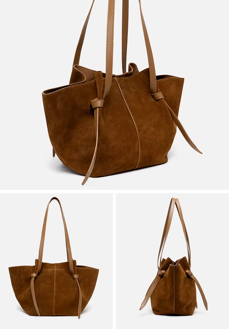 Valmio Merina Leder Damenhandtasche - Rot