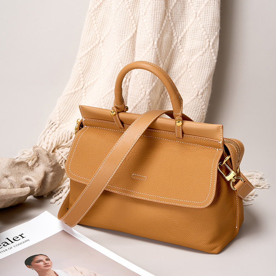 Valmio Selora Leder Damen Tasche - Braun
