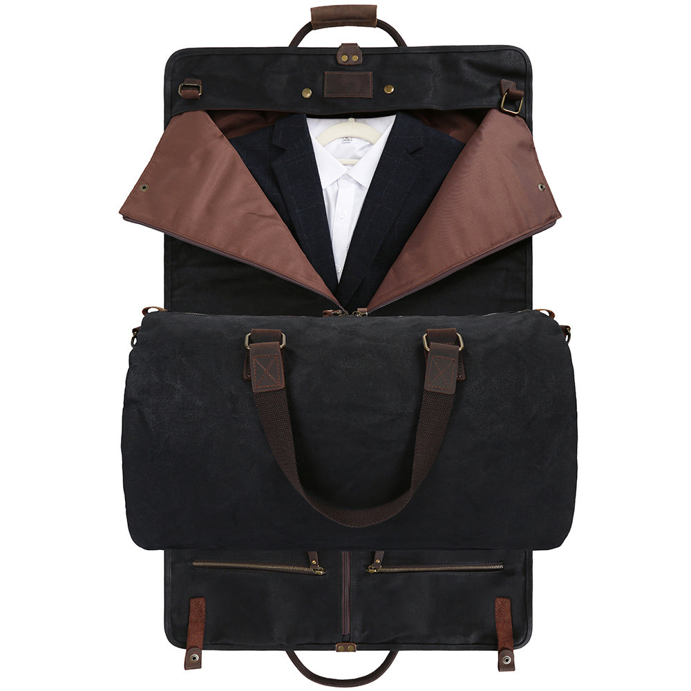 Black Sports Bag Carry Travel 2in1