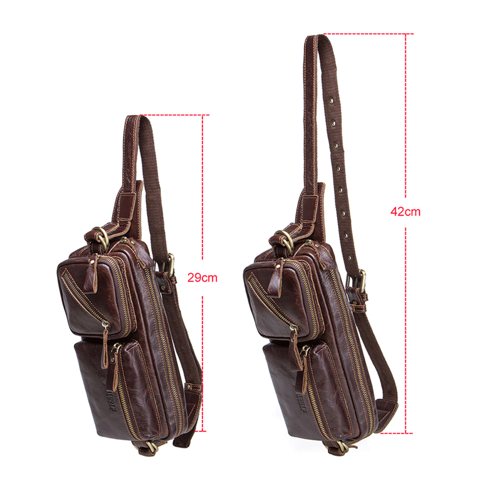 Men's Leather Belt Bag Mars