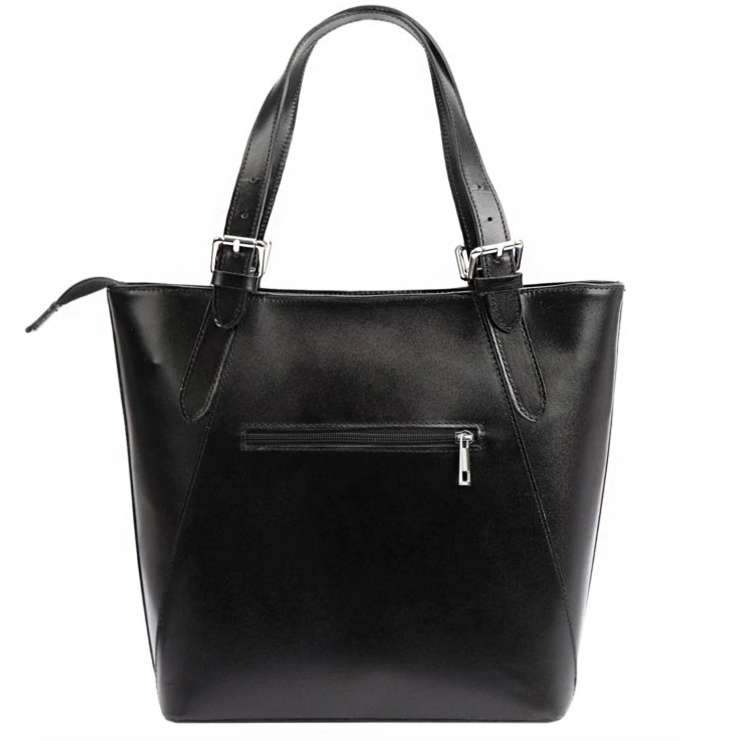 FLORENCE 847 Black Leather Handbag