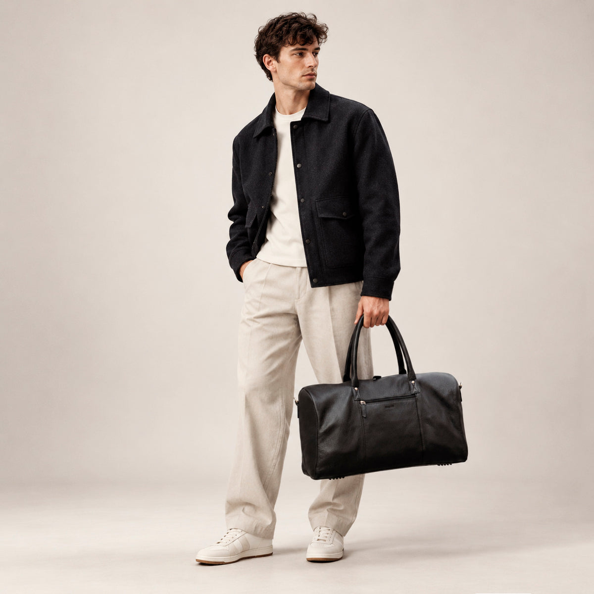 Valmio Asfo Ledertasche für Reisen