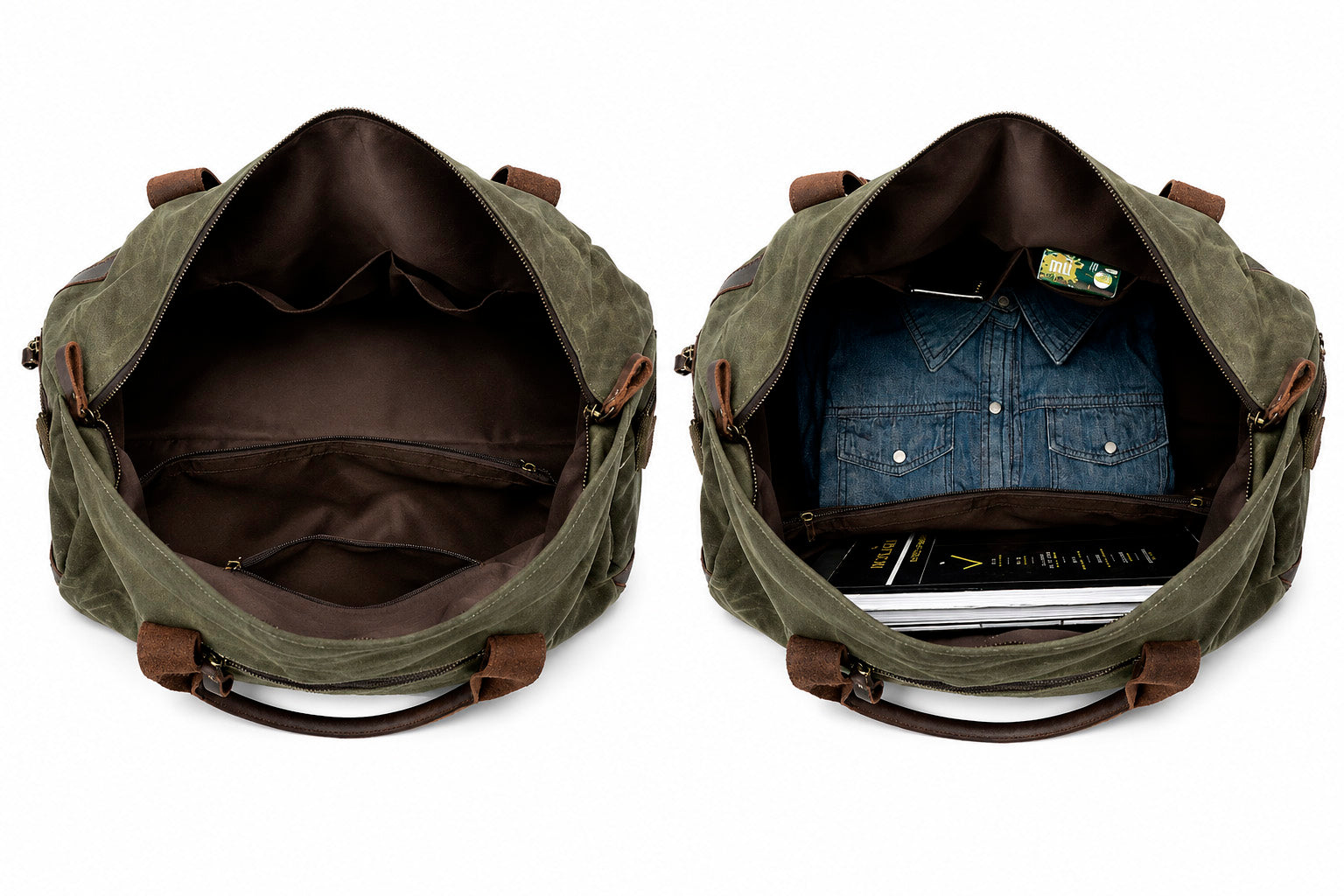 Valmio Chester Green Weekend Travel Bag