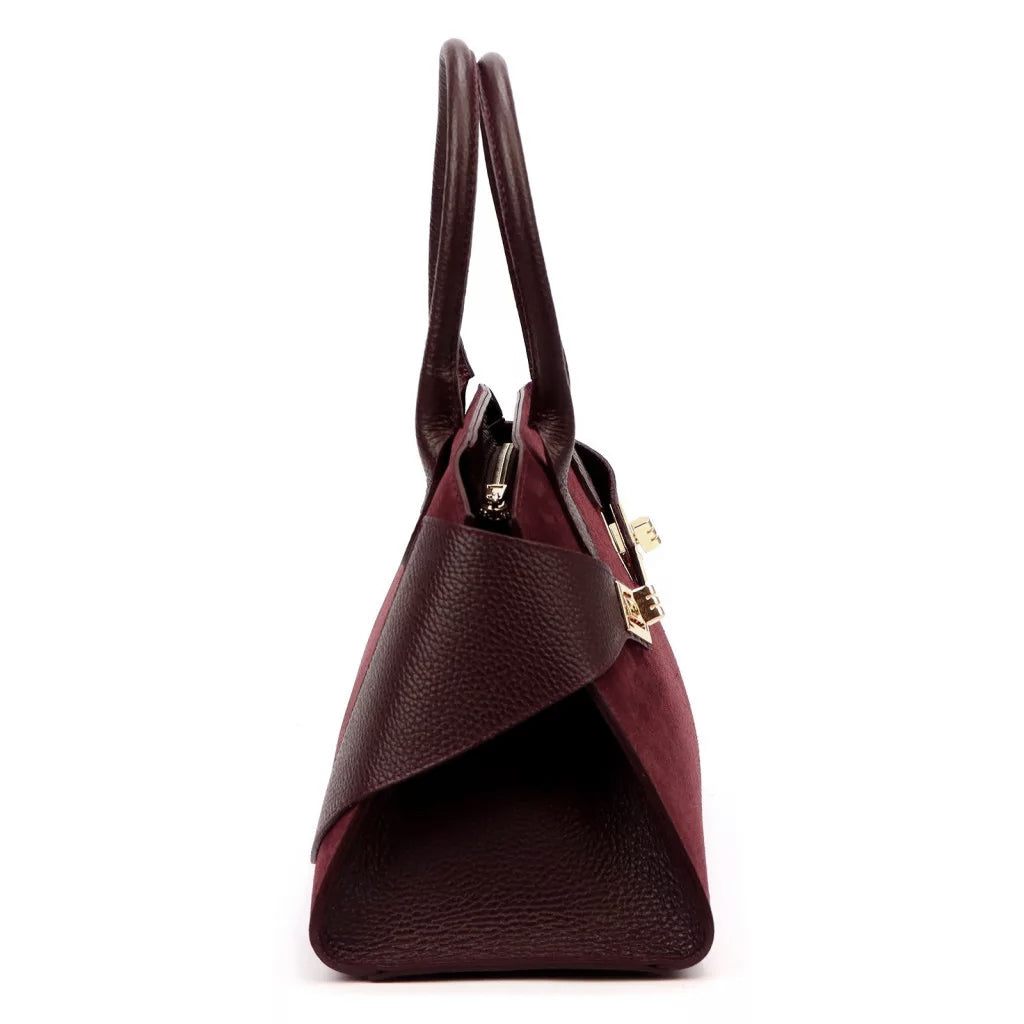 Luka 26-006 Burgundy Leather Handbag