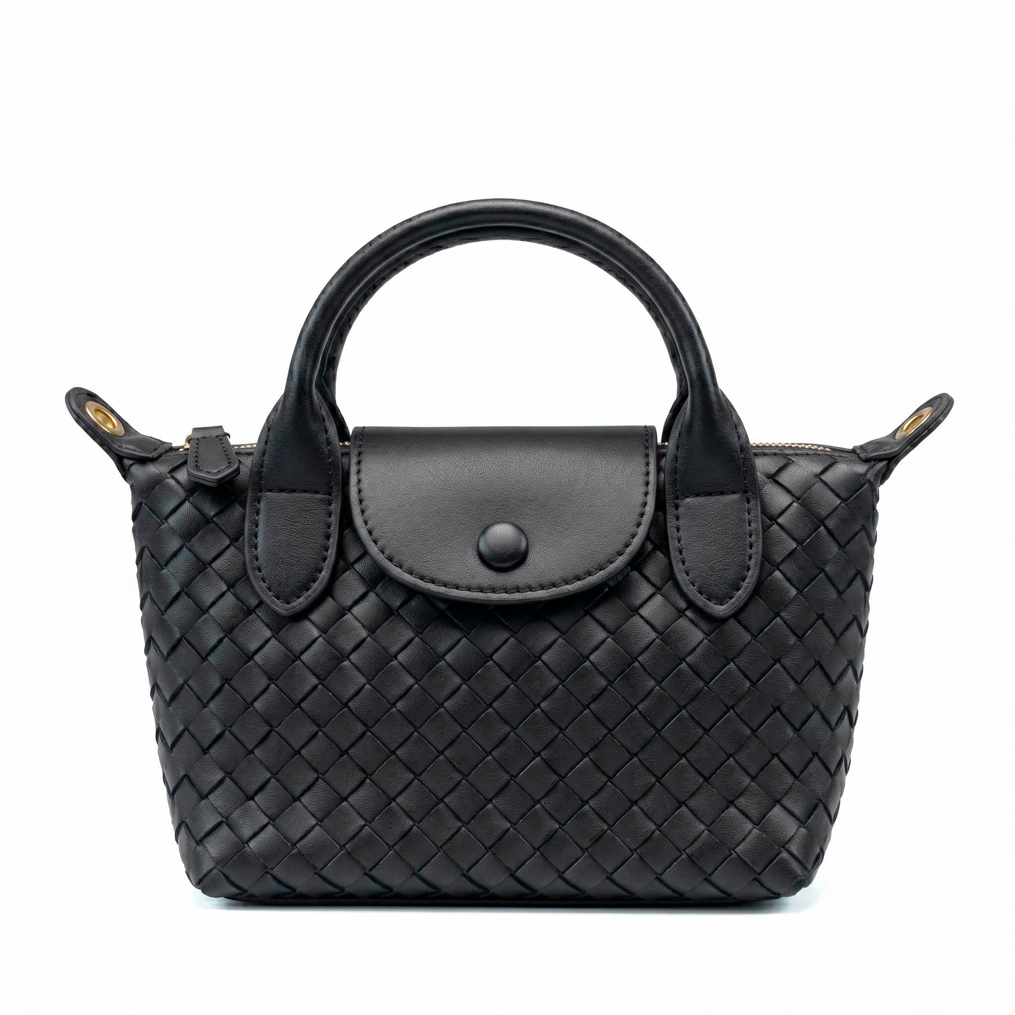 Valmio Virena leather women's handbag - black