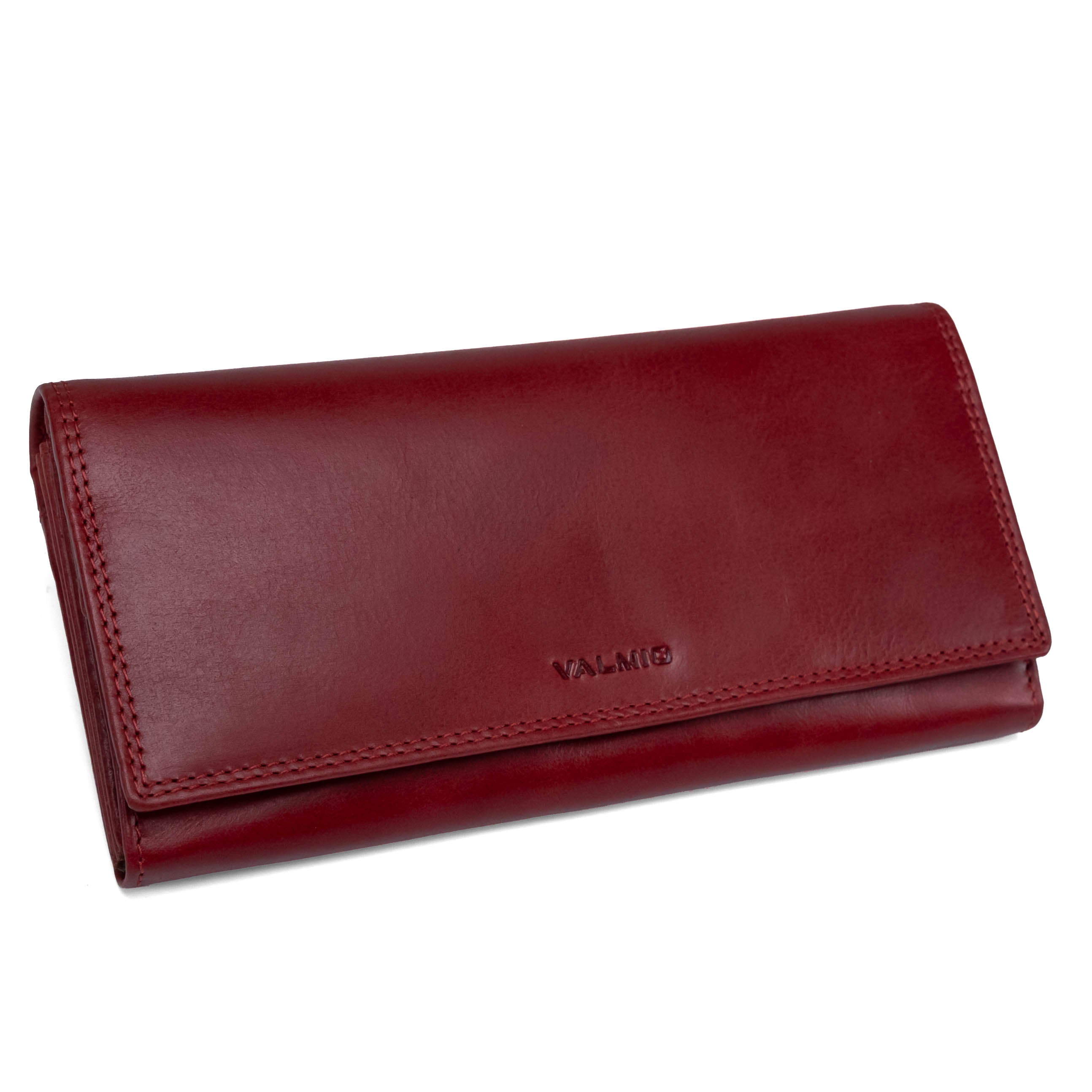 Women's Leather Wallet Valmio Kelimutu 2437 Portwine