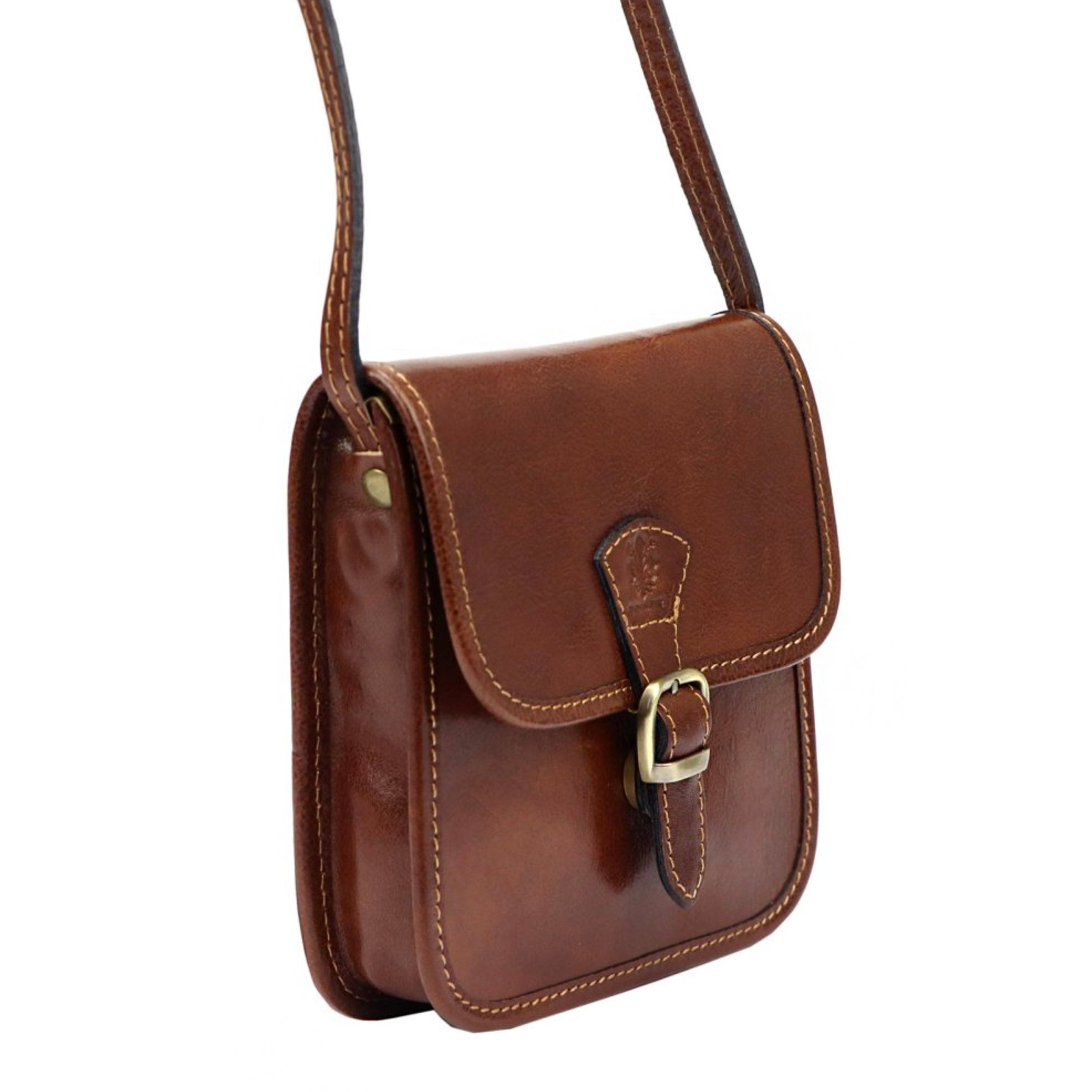 Lederhandtasche für Damen FLORENCE 134 braun