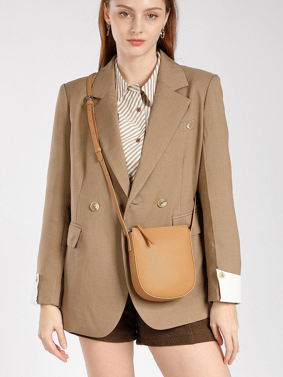 Valmio Calina Leder Damen Tasche - Weiß