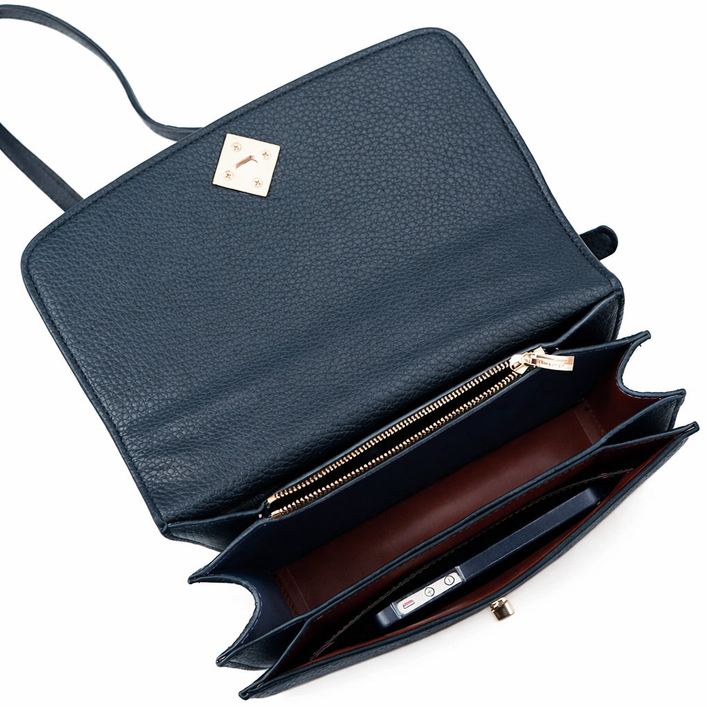 PIERRE CARDIN 2026 Blue eco-leather handbag