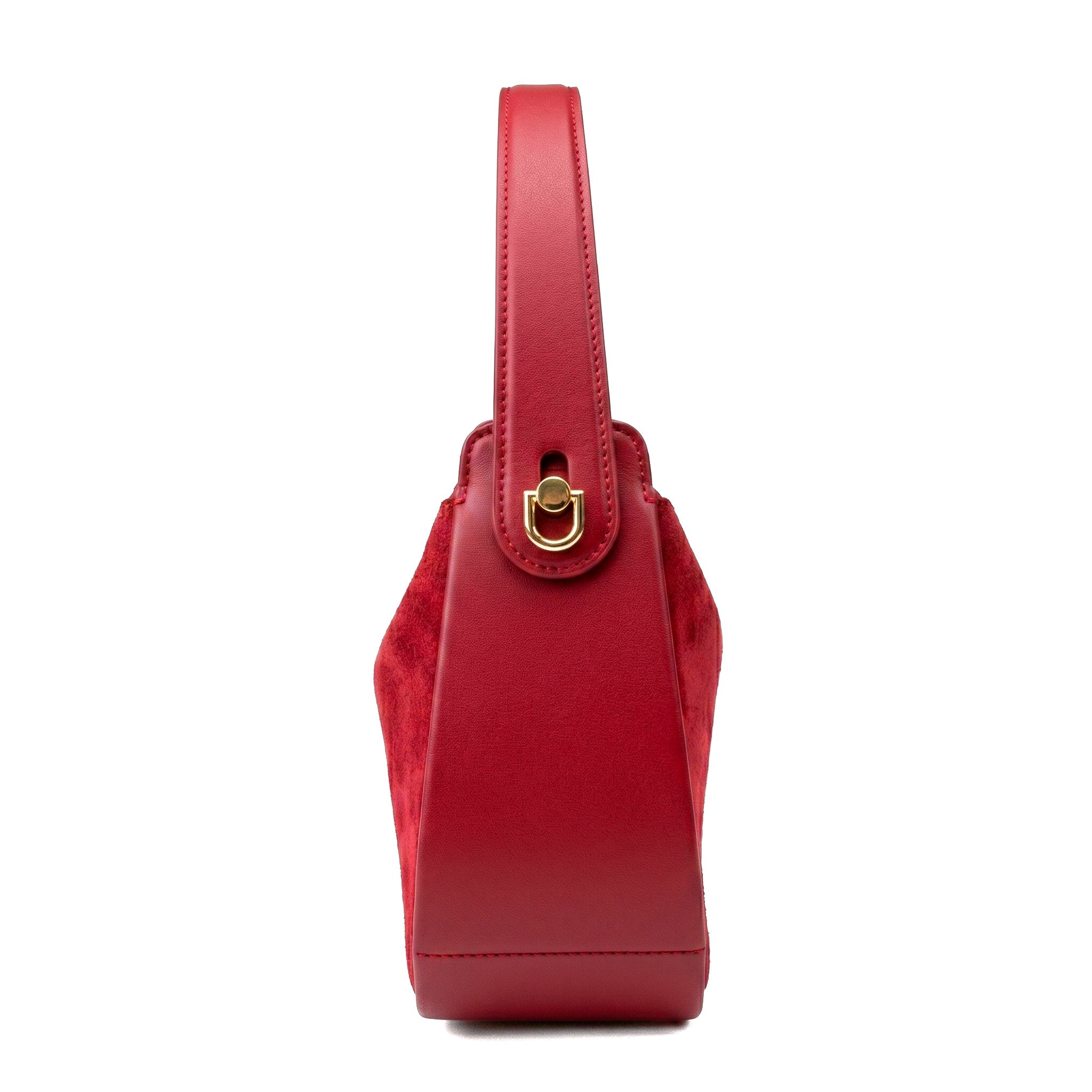 Valmio Nerissa leather women's handbag - red