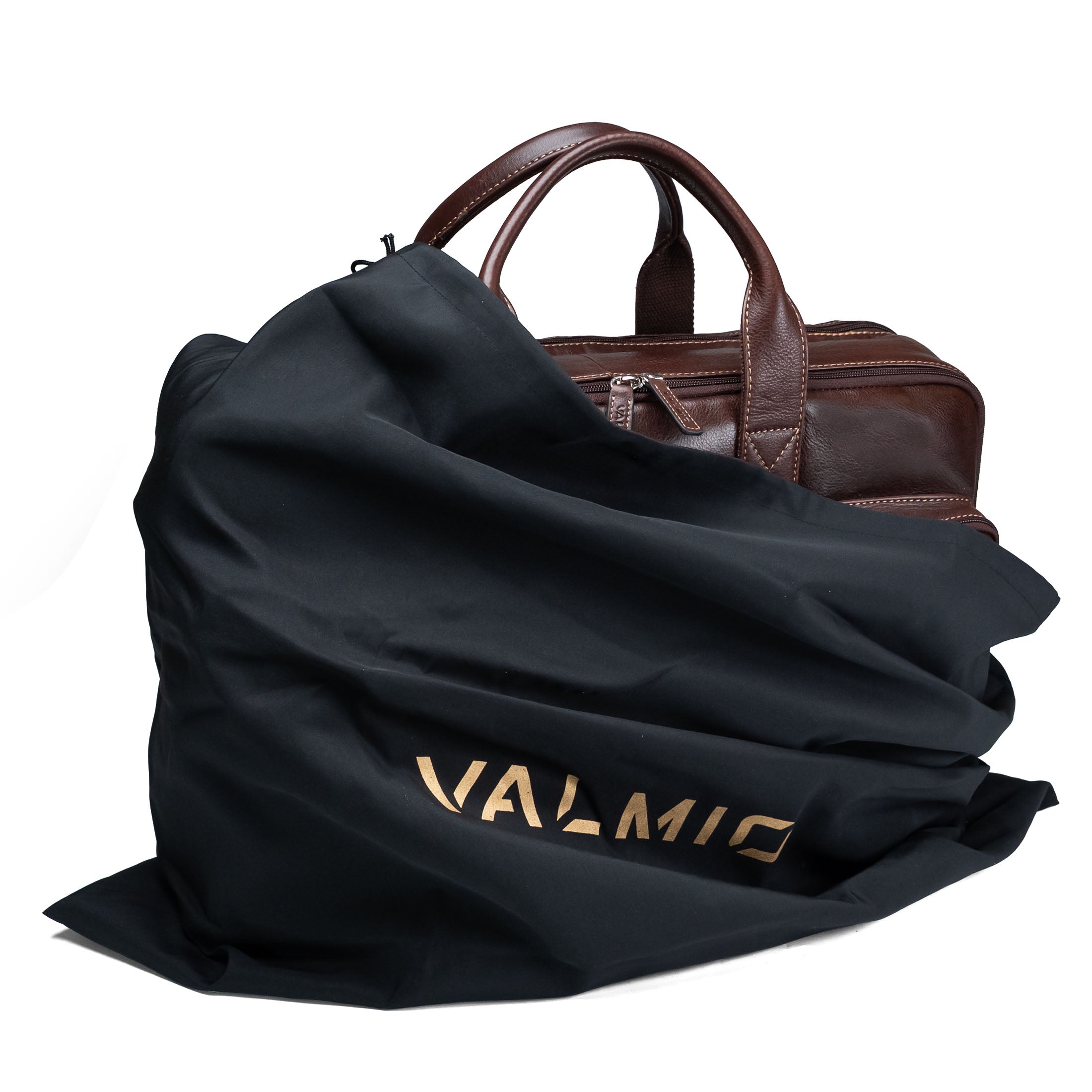 Valmio Vigo Genuine Leather Bag Brown