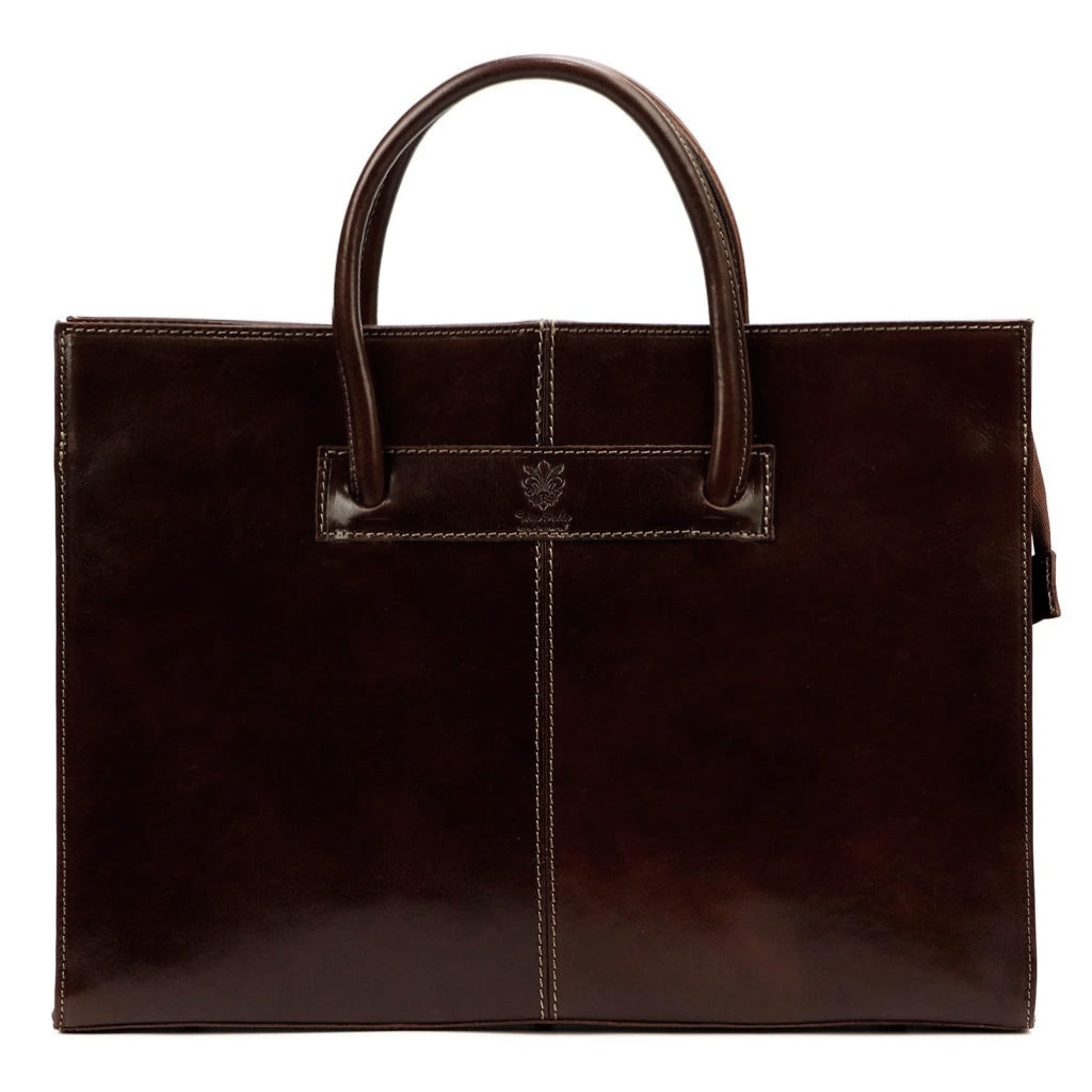 Leather handbag Florence 1028 Brown