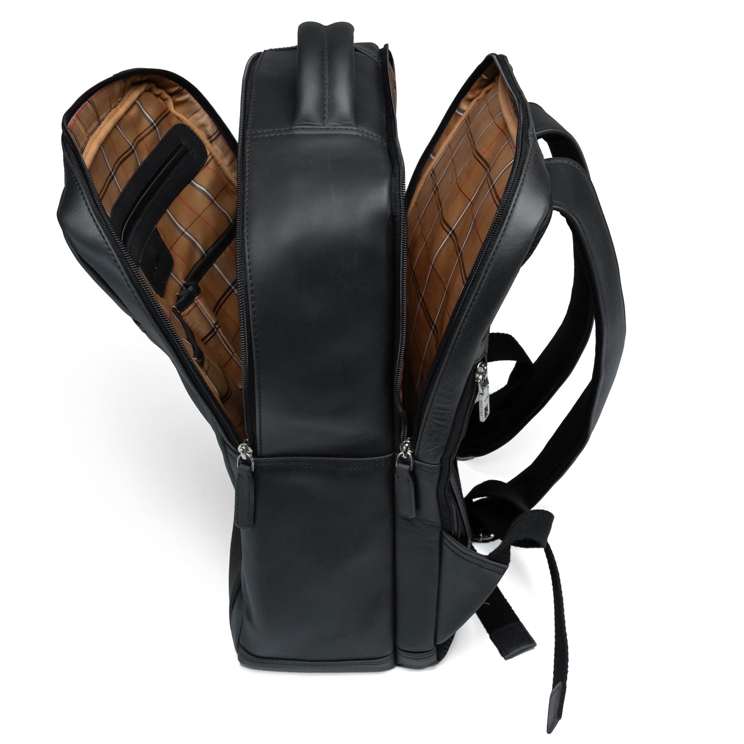 Valmio Hygge Leather Backpack Black