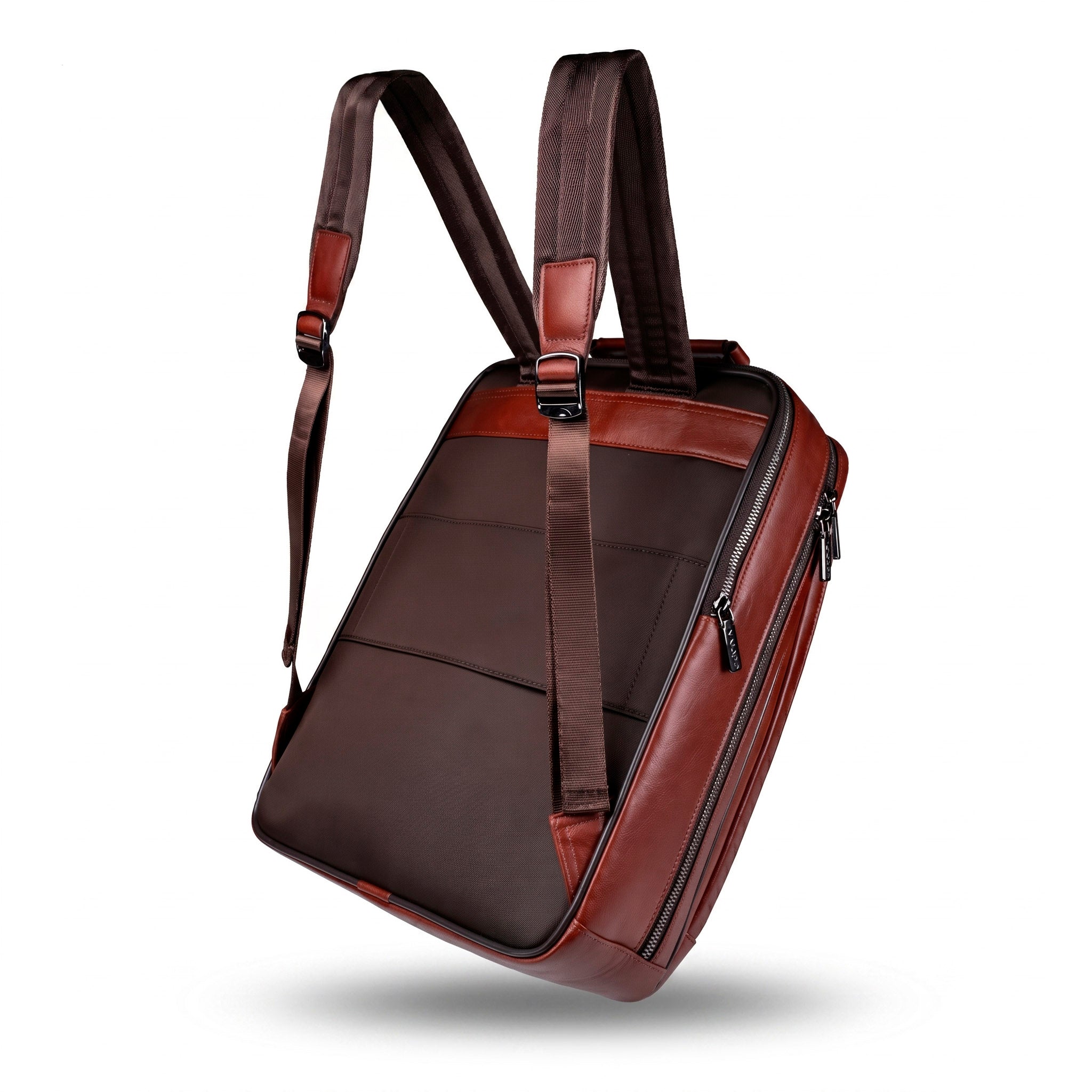 Valmio Ravenor men's leather backpack - light brown