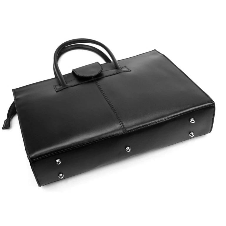 Leather handbag Camilla 778 Black