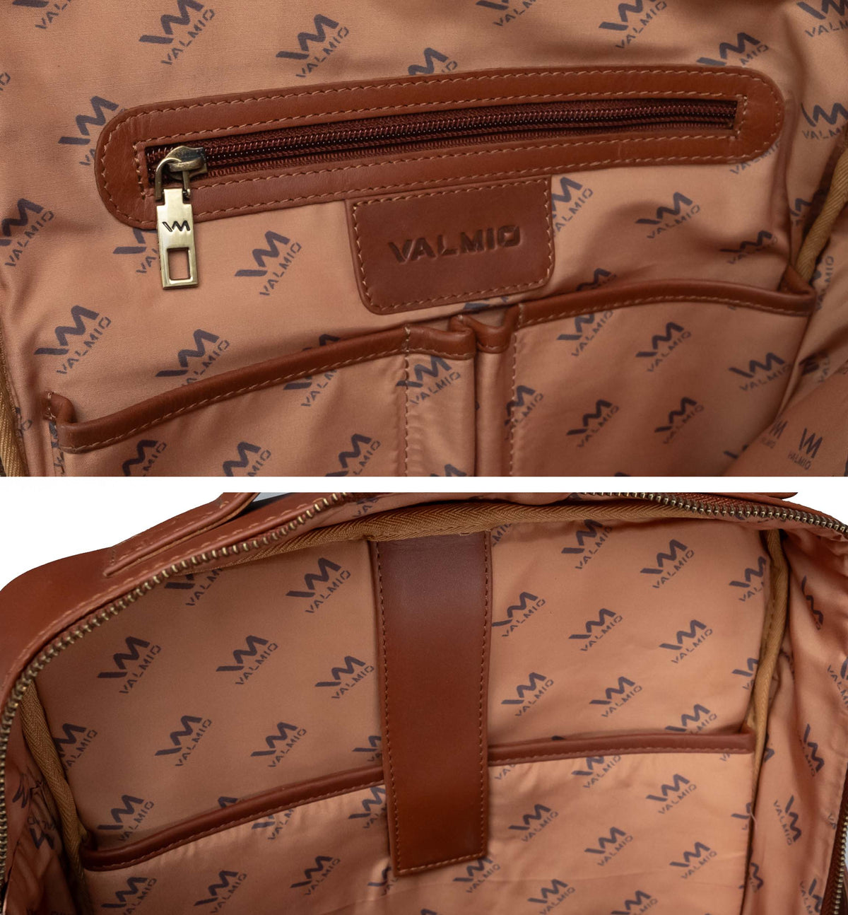 Valmio Prime Men's Leather Bag Cognac