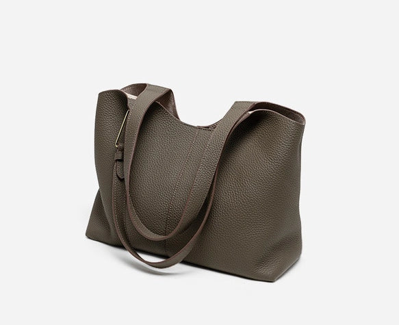Valmio Terina leather women's handbag - coffee
