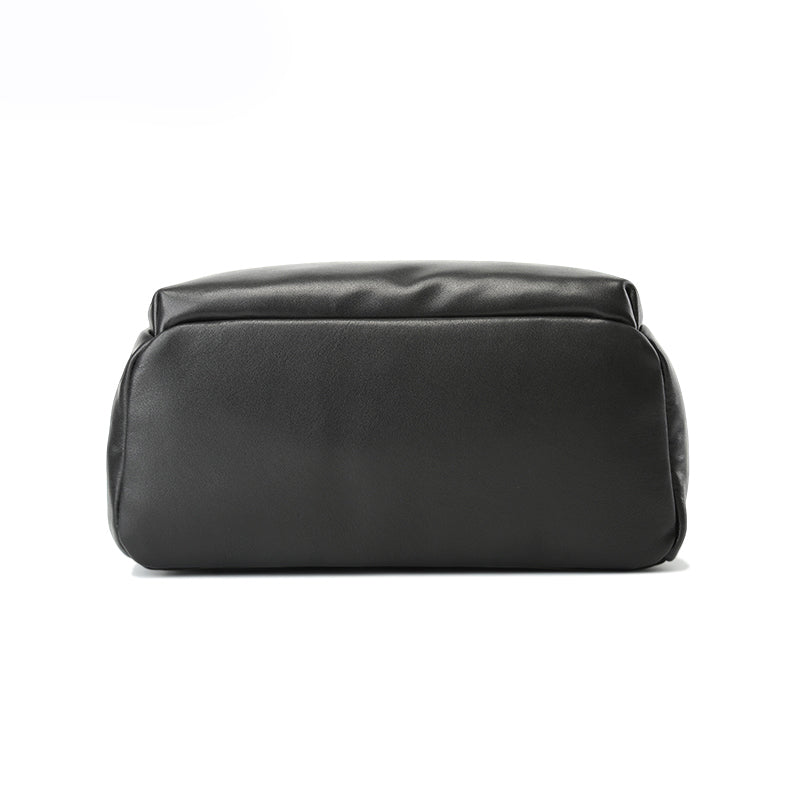 Leather Backpack Valmio Astor – Black
