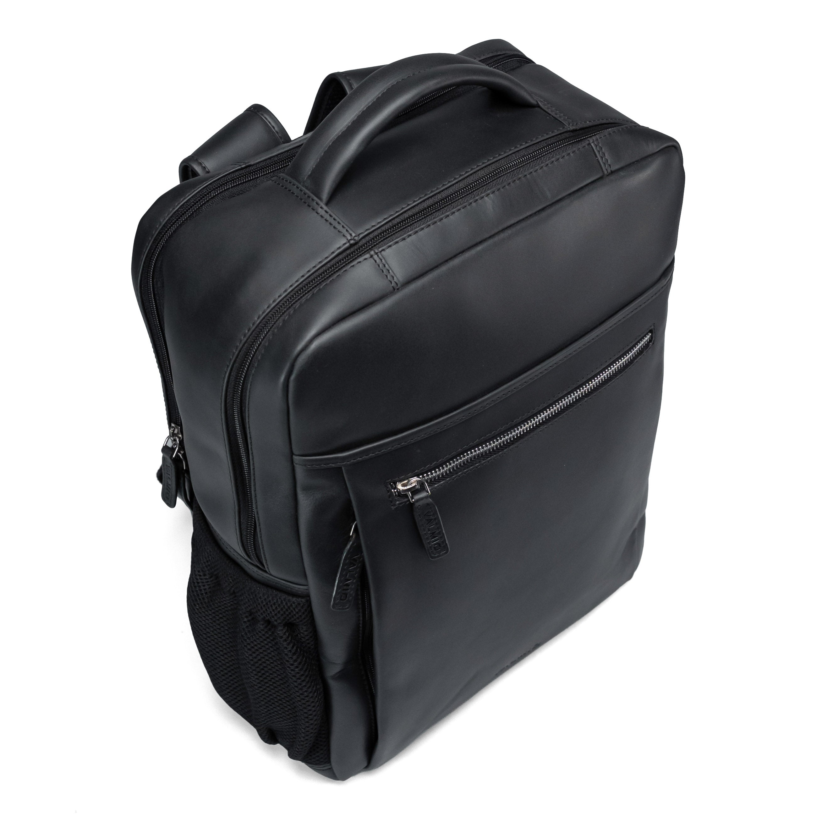 Valmio Hygge Leather Backpack Black
