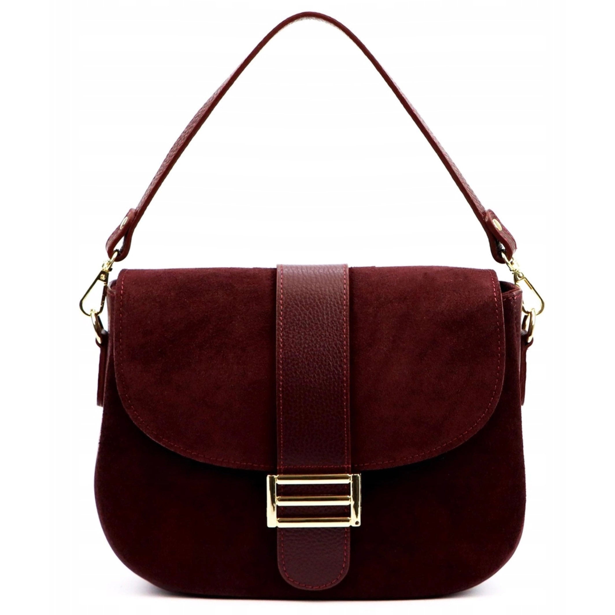 Luka 26-001 Burgundy Leather Handbag