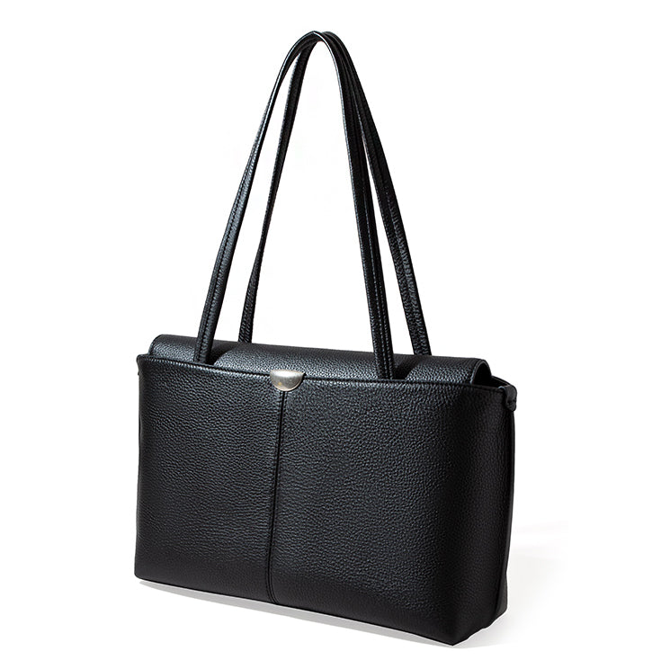 Valmio Denora Leder Damenhandtasche - Schwarz