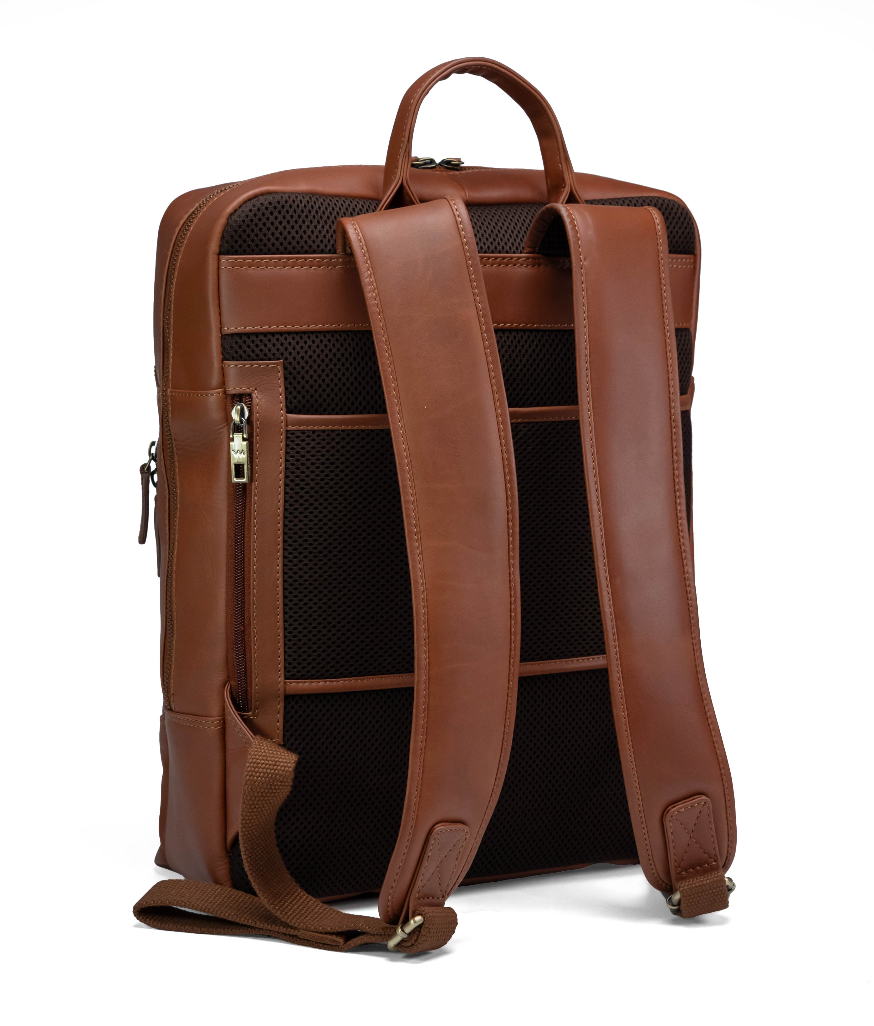 Valmio Axis Lederrucksack Cognac