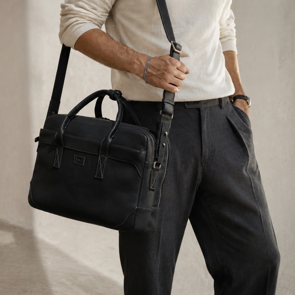 Valmio Grand Herren Leder-Tasche