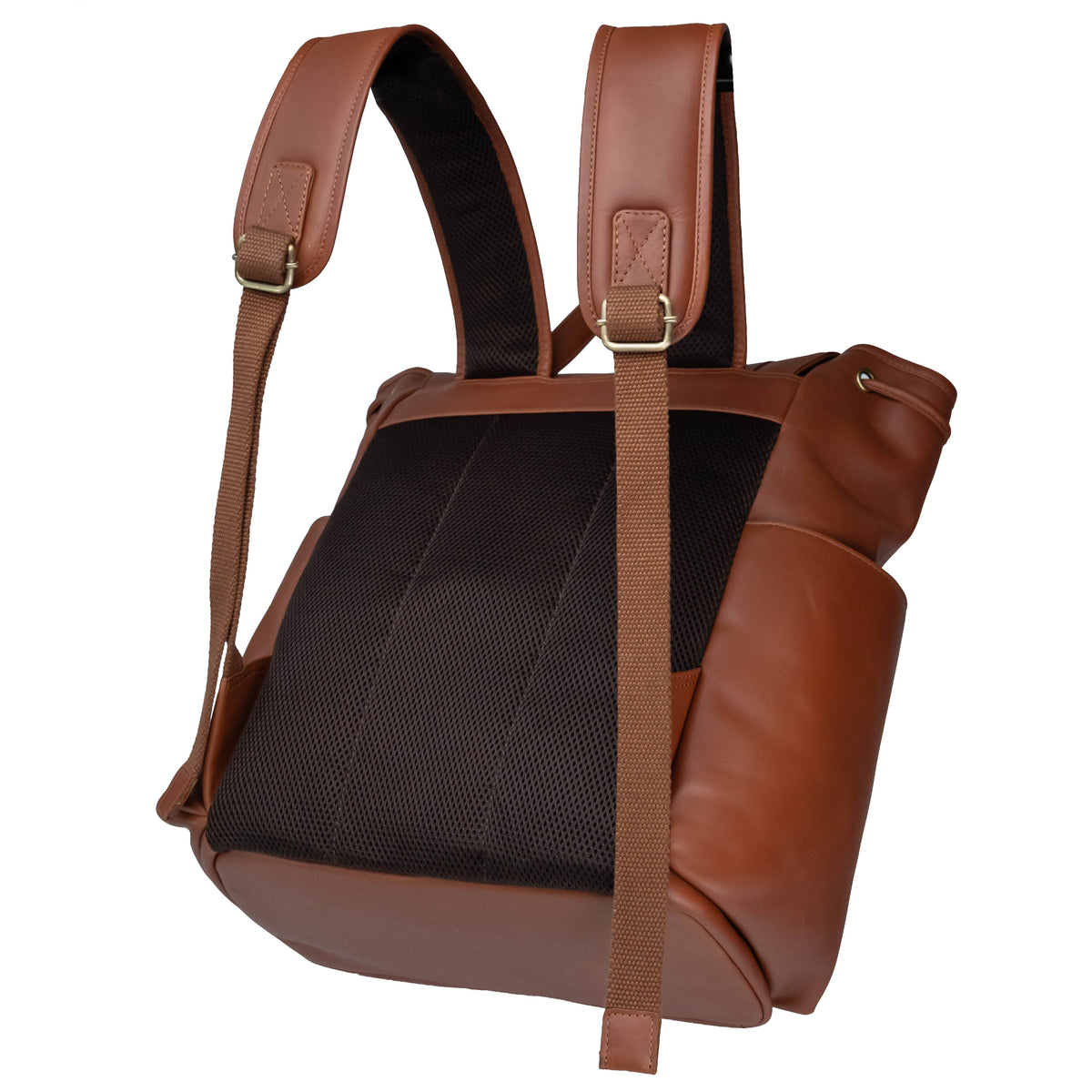 Valmio Noble Lederrucksack Dunkelcognac