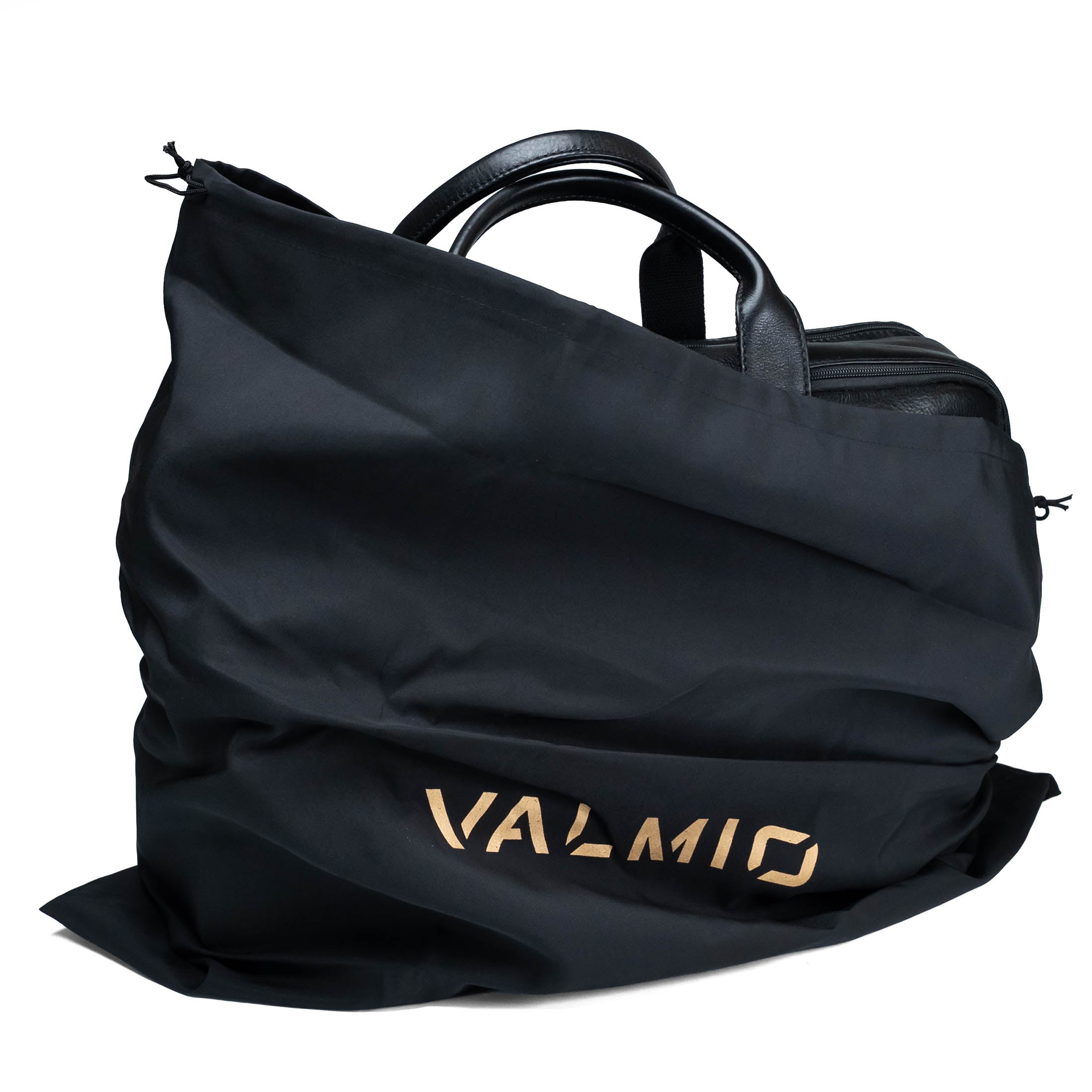 Valmio Vigo Tasche aus echtem Leder Schwarz