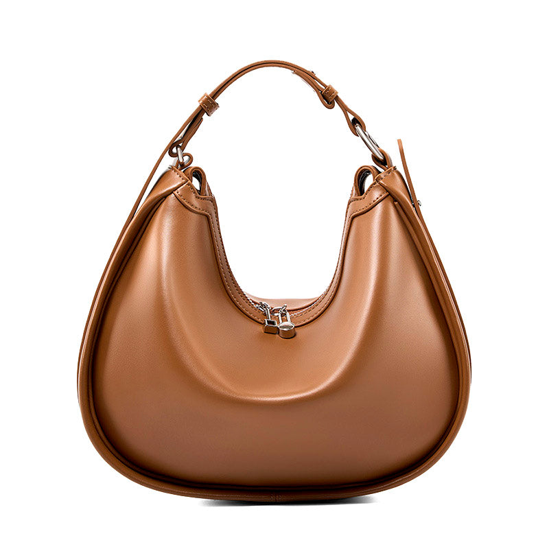 Valmio Lorina Leder Damen Tasche - Dunkelbraun