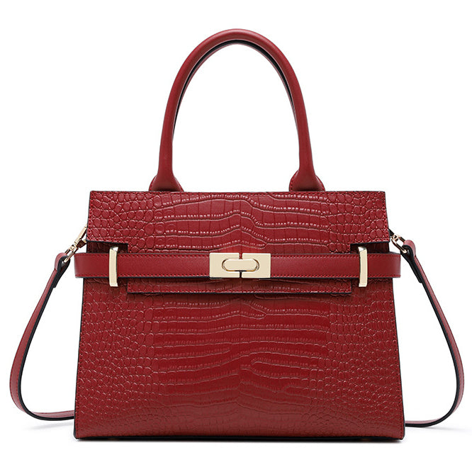 Valmio Kerina Leder Damen Tasche - Rot