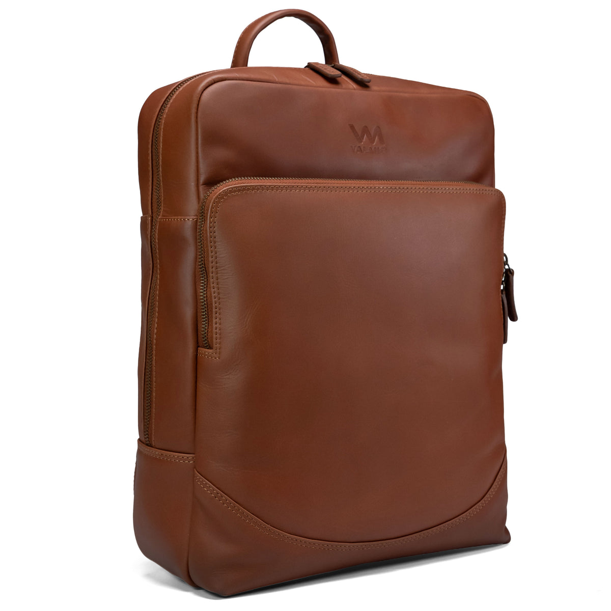 Valmio Axis Lederrucksack Cognac