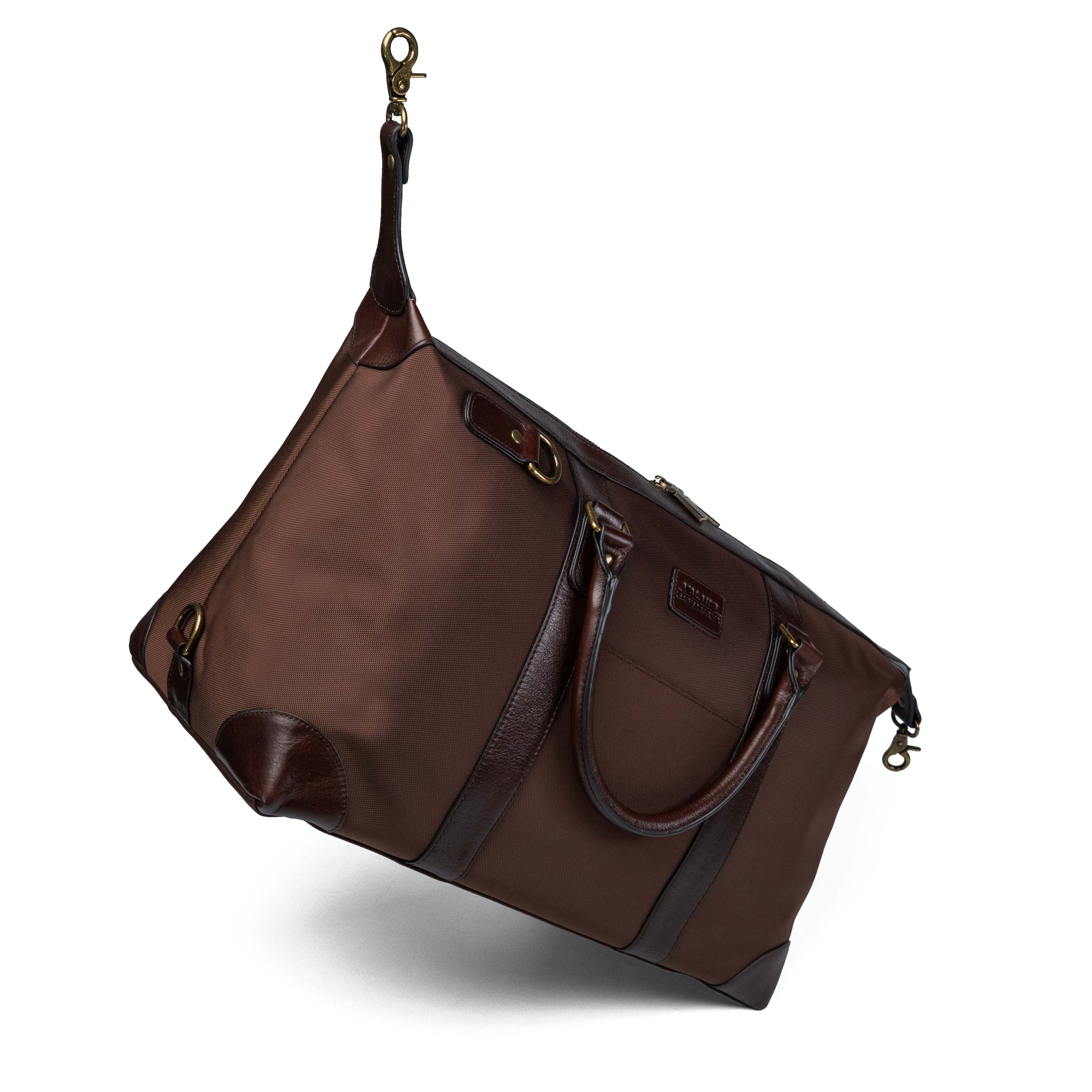 Valmio Brenson Herren-Reisetasche - braun