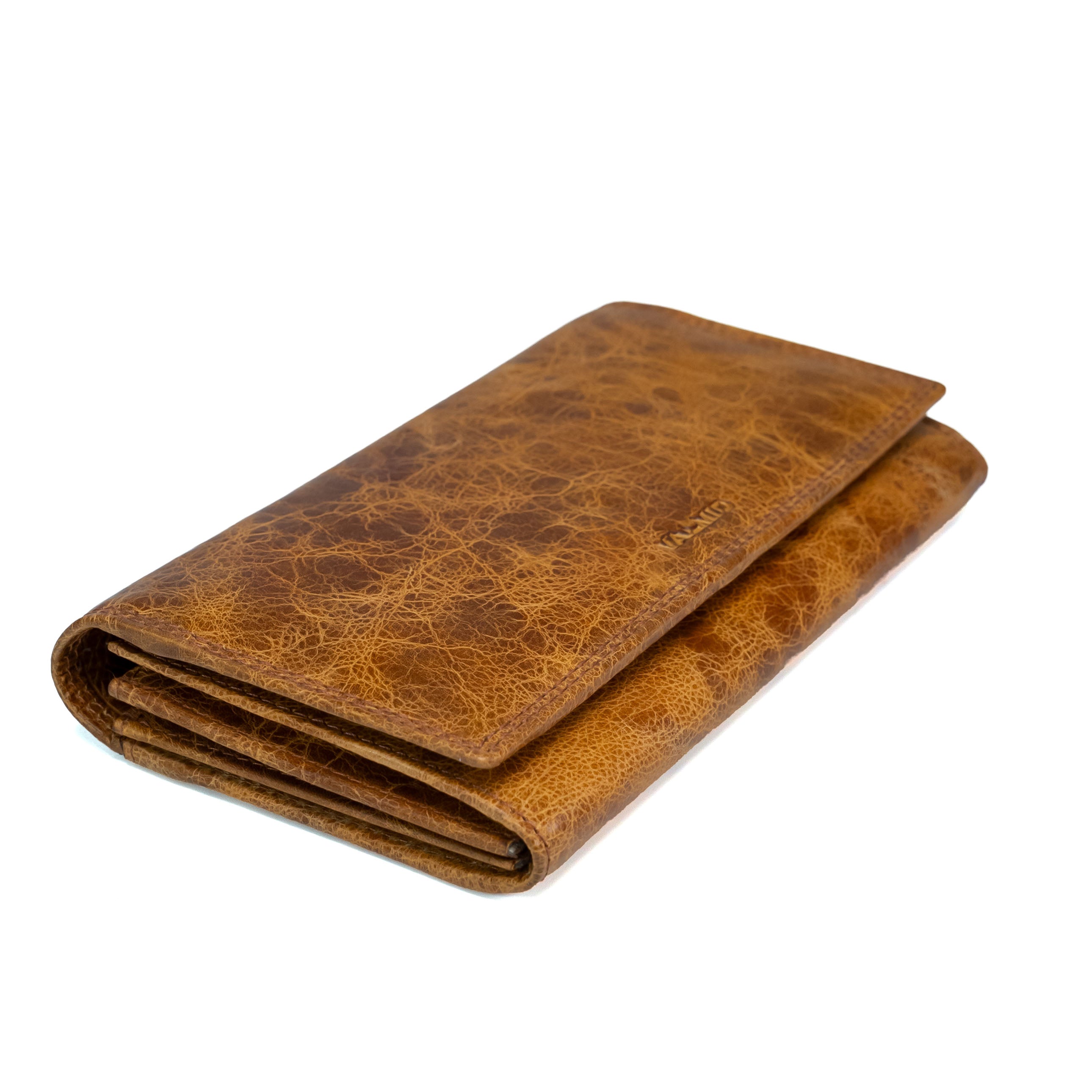 Damenlederportemonnaie Valmio Nook 2436 Cognac