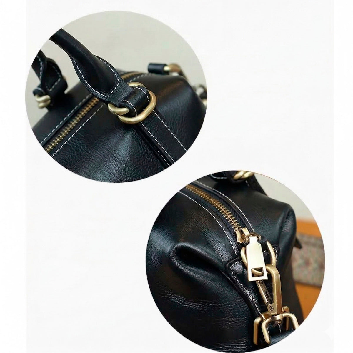 Valmio Telora Leather Women's Bag - Black