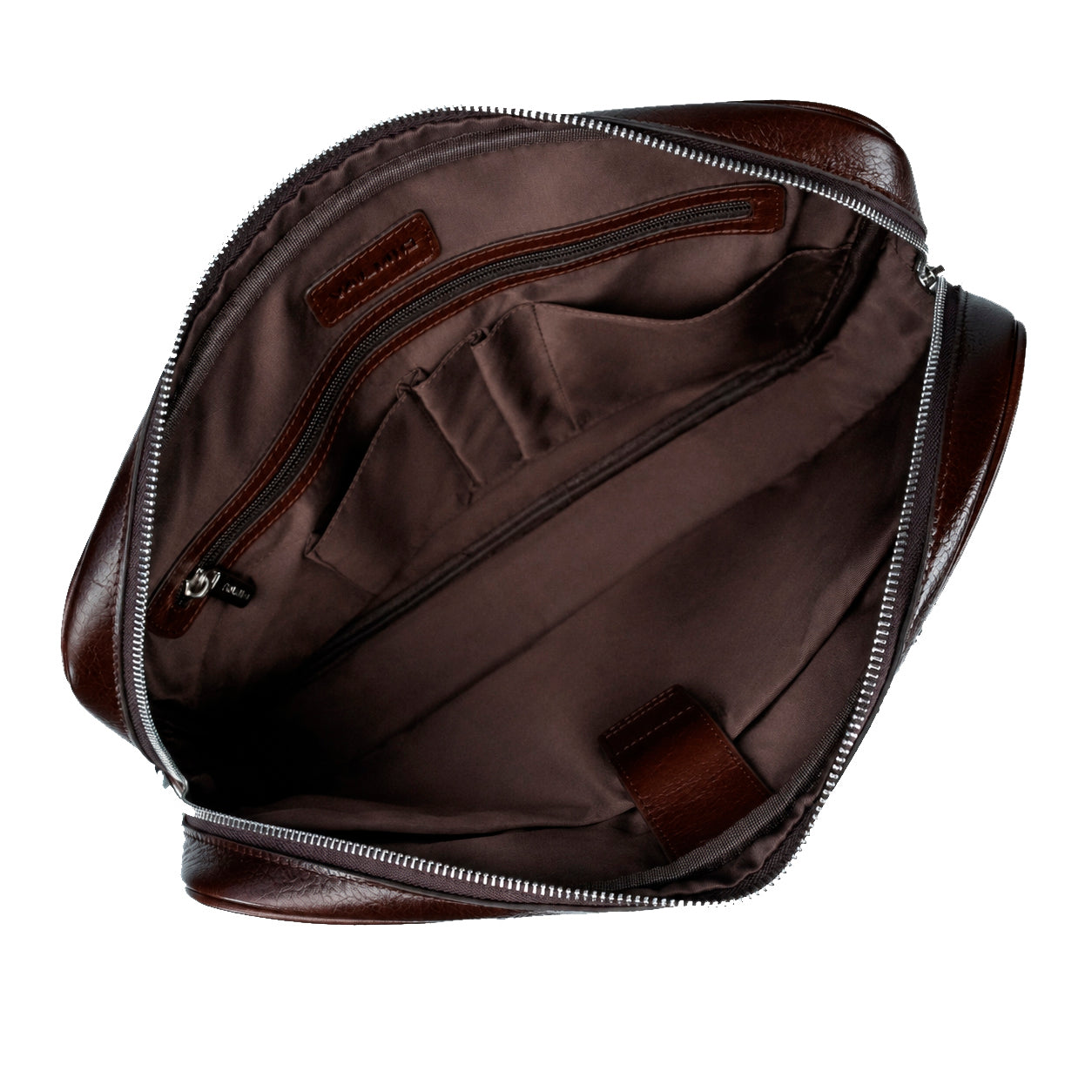 Valmio Classic men's leather bag - brown