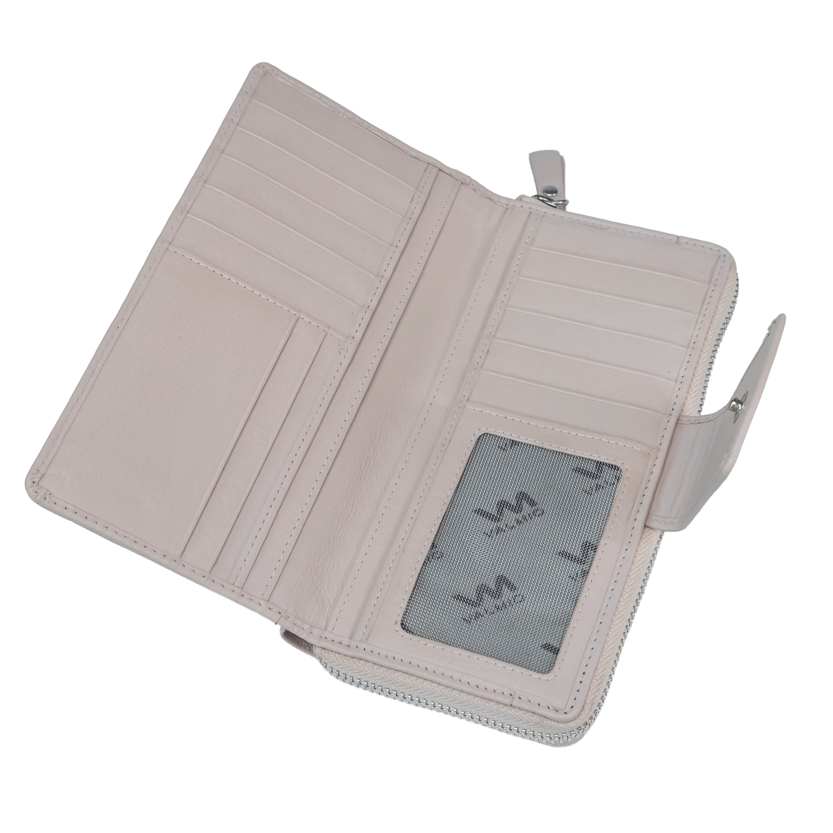 Women's Leather Wallet Valmio Vault 2435 Bone
