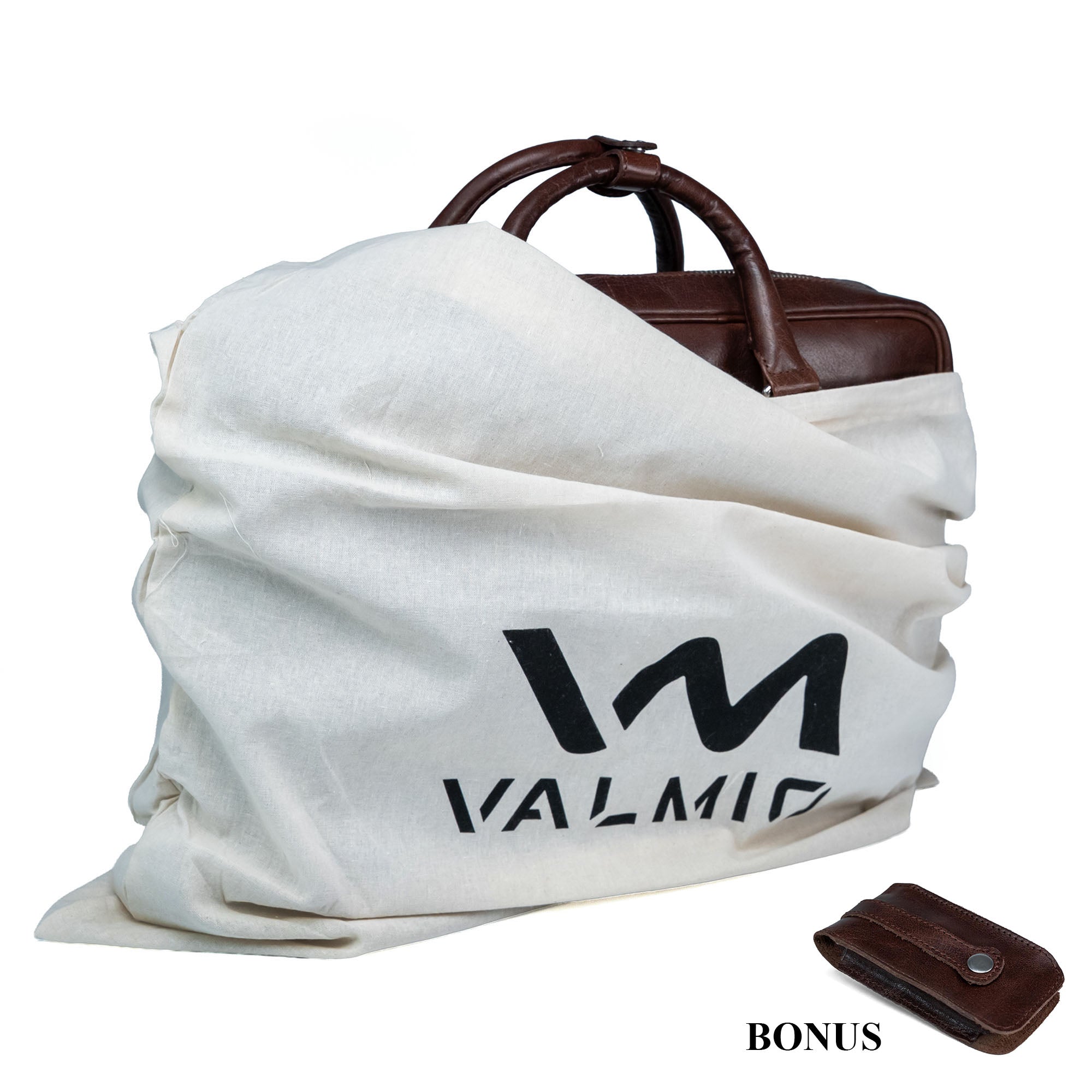 Brown Men's Briefcase Valmio Avanti